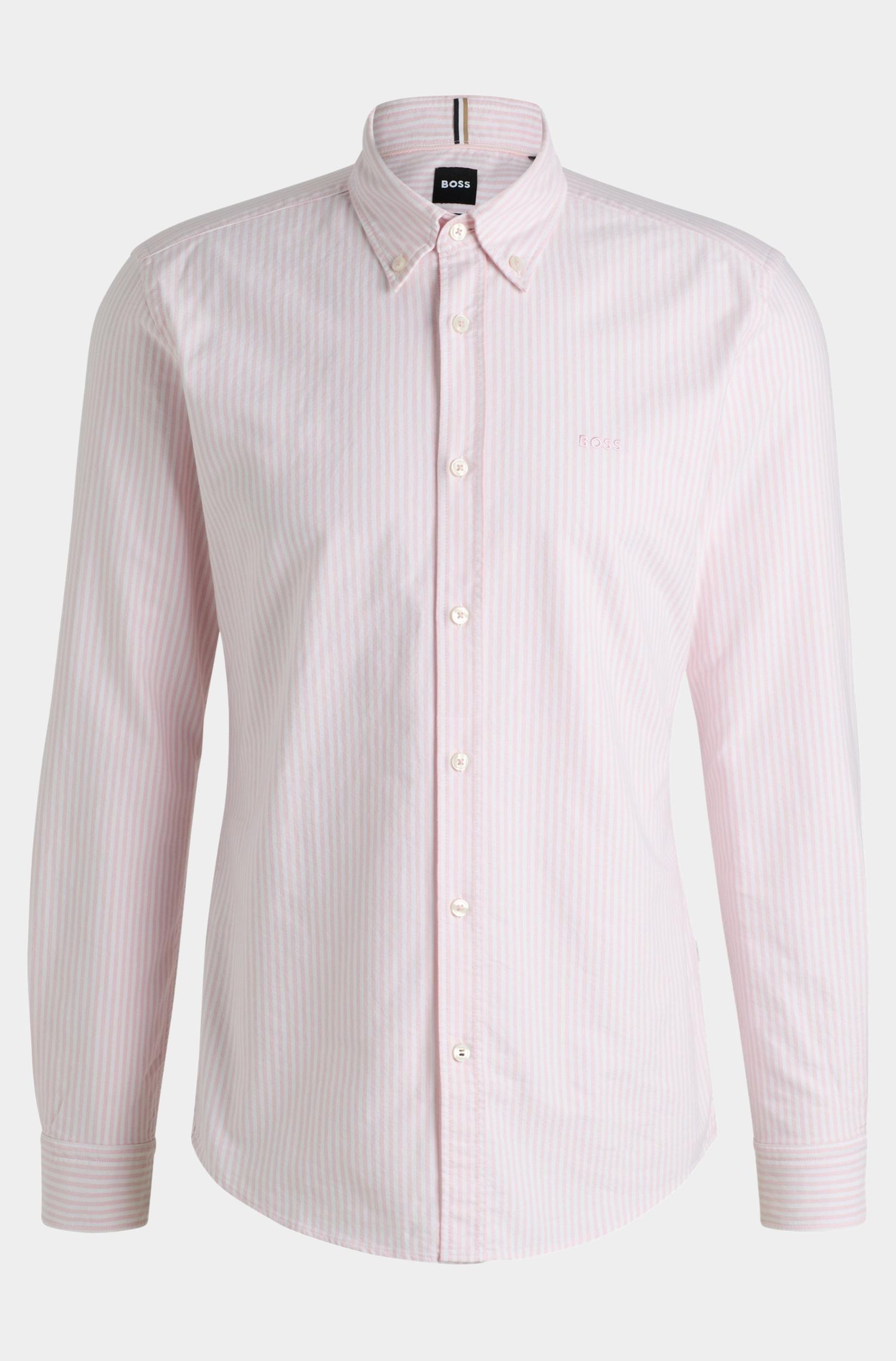 BOSS Black Casual hemd lange mouw Roze H-ROAN-BD-E-C1-243 10261880 0 50520275/688