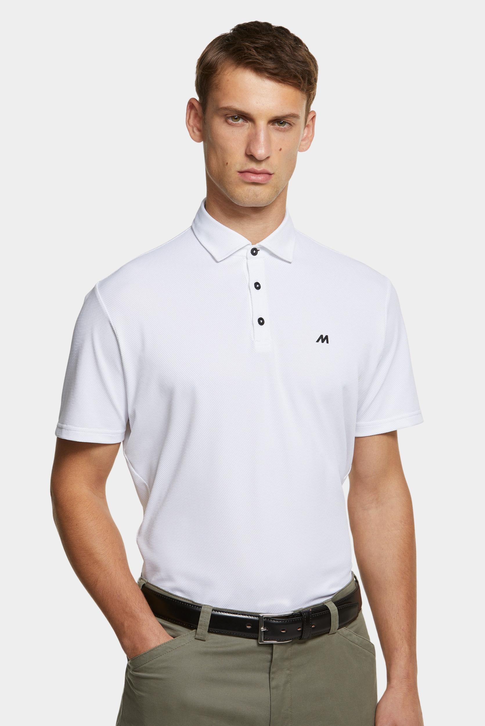 Meyer Polo korte mouw Wit RORY Art.9-9006 9519900600/40