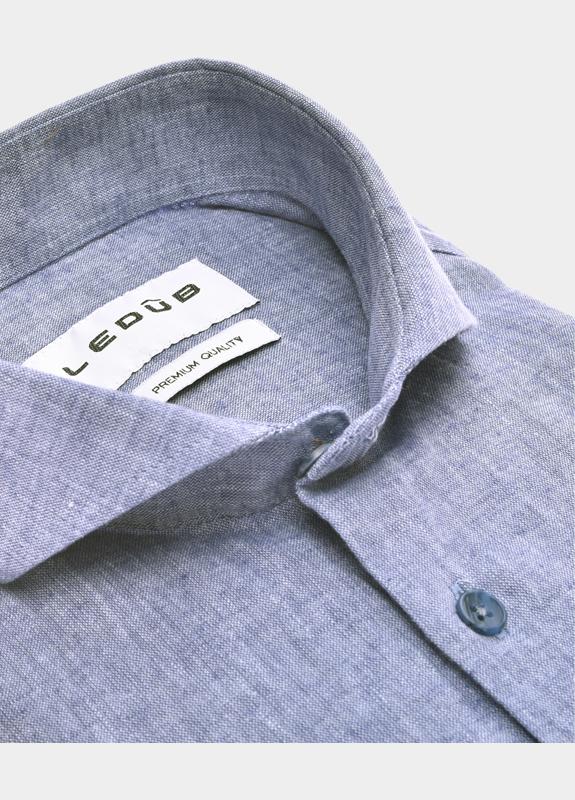 Ledub Business hemd lange mouw Blauw  0143450/170-000-000