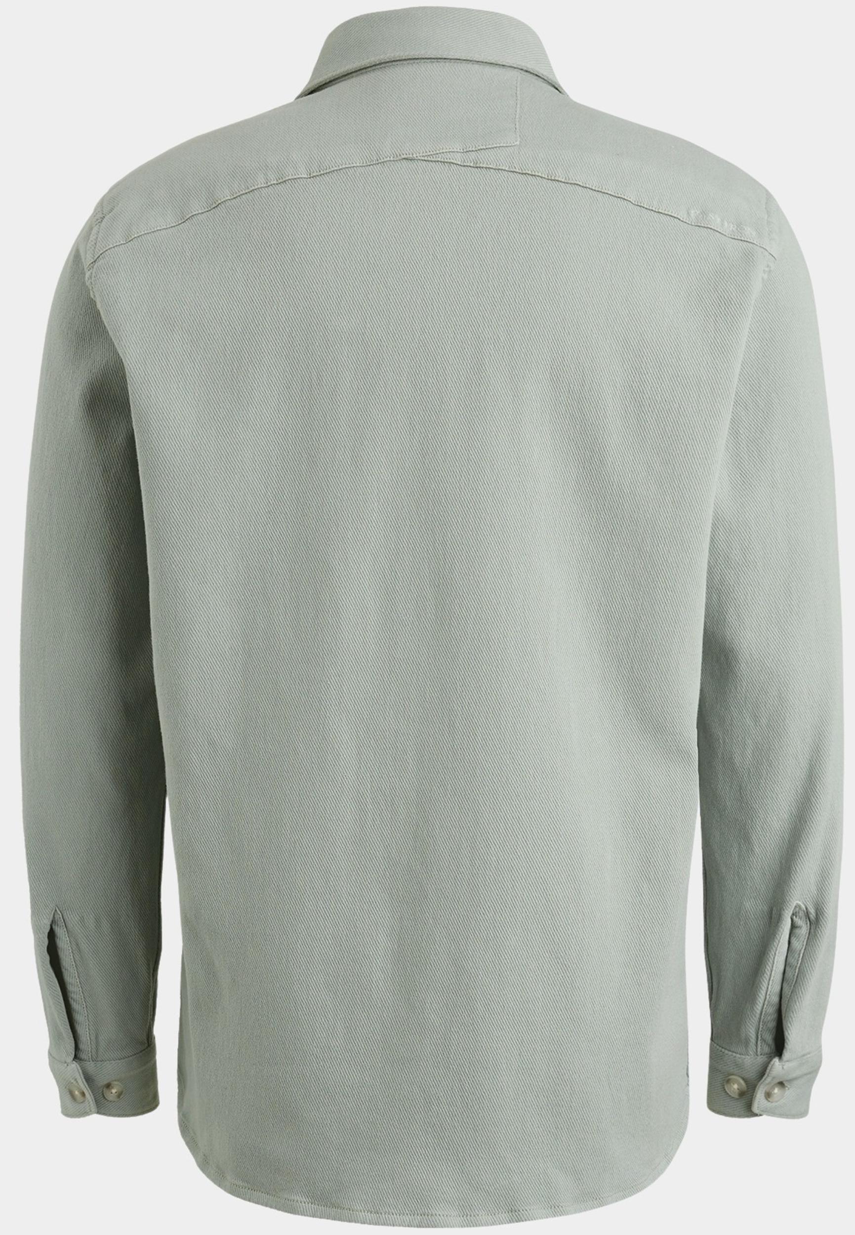 Cast Iron Overshirt Groen Long Sleeve Shirt Twill Stret CSI2508207/9040