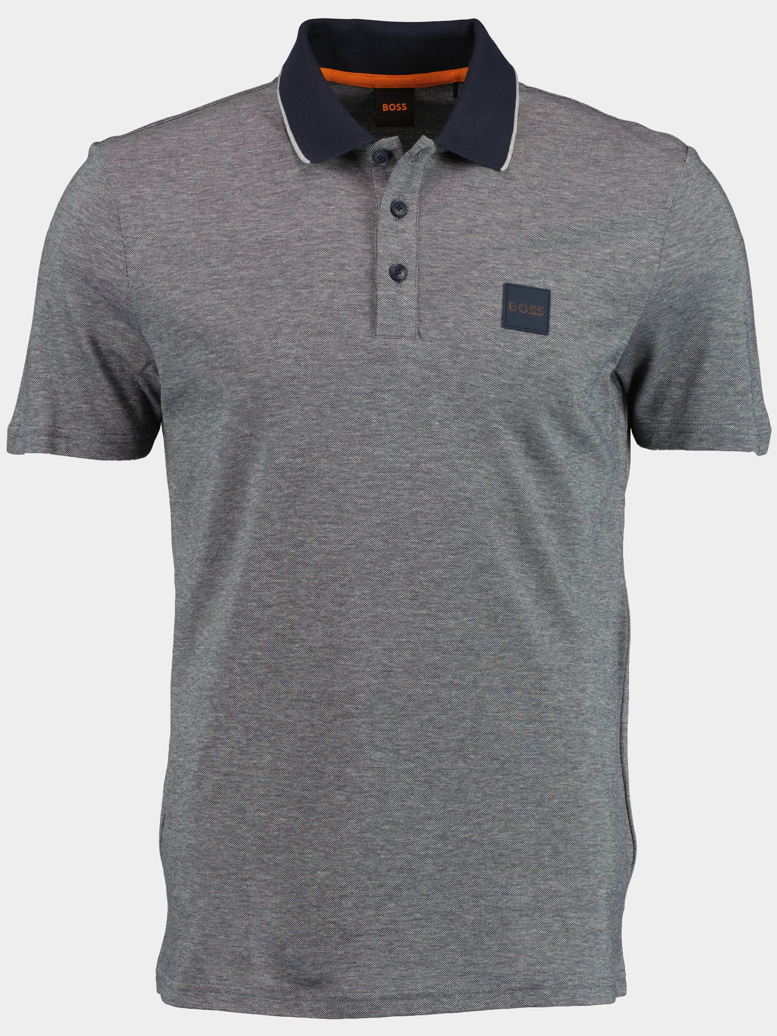 BOSS Orange Polo Korte Mouw Zwart 10233410 01 | Men Shop