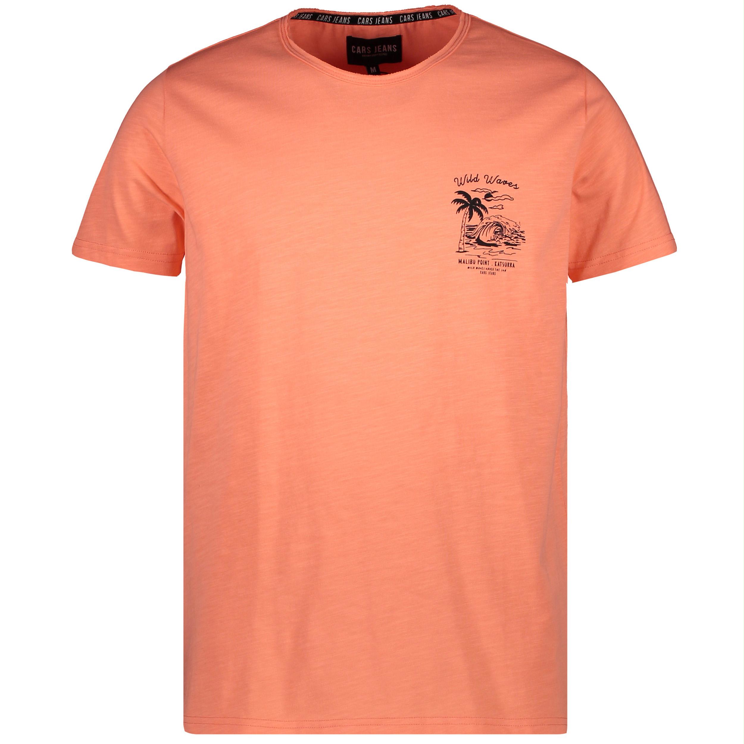 Cars Jeans T-shirt korte mouw Oranje Tarran 61882/31