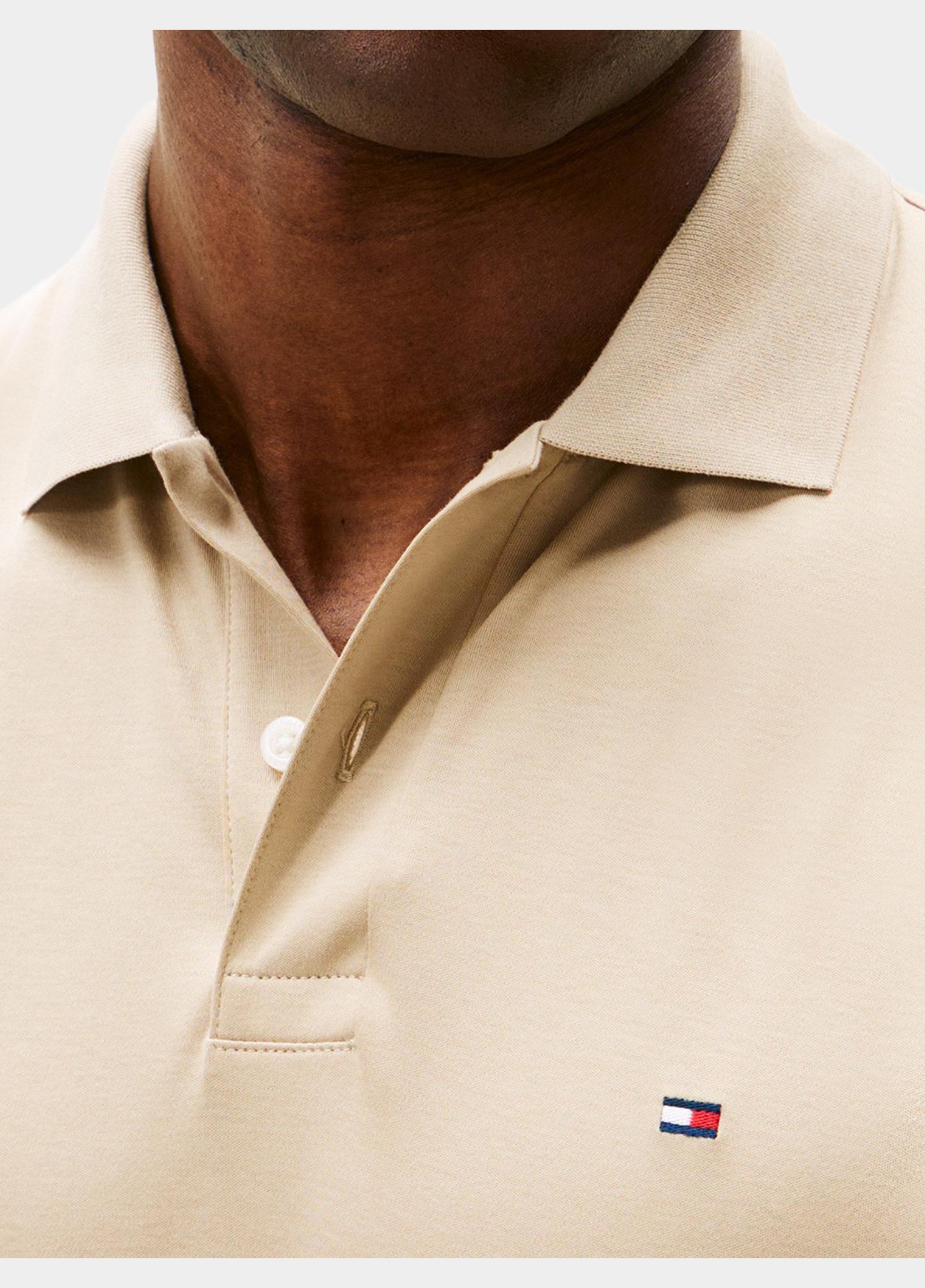 Tommy Hilfiger Polo heren Beige LIQUID COTTON REG SEASONAL PO MW0MW39994/RBT