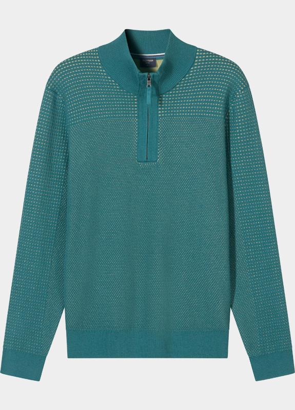 Olymp half zip sweater heren Groen  532785/43