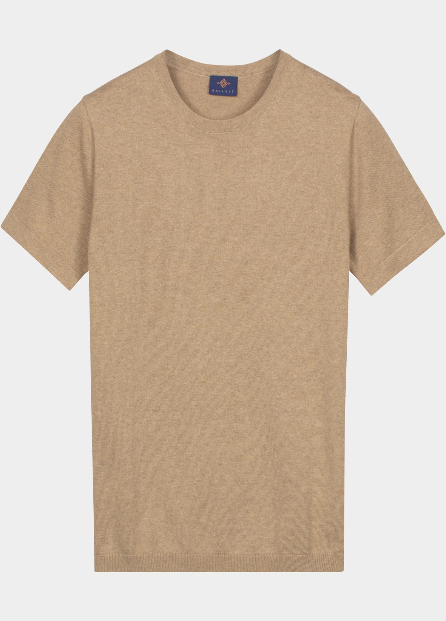 Baileys T-shirt heren Bruin Pullover Crew Neck SS 14gg si 615686/835