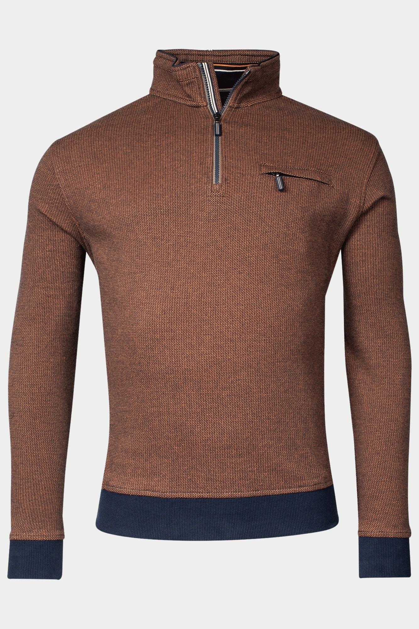 Baileys Half Zip Roze Sweatshirt 1/2 zip 2-tone Jac 323195/25