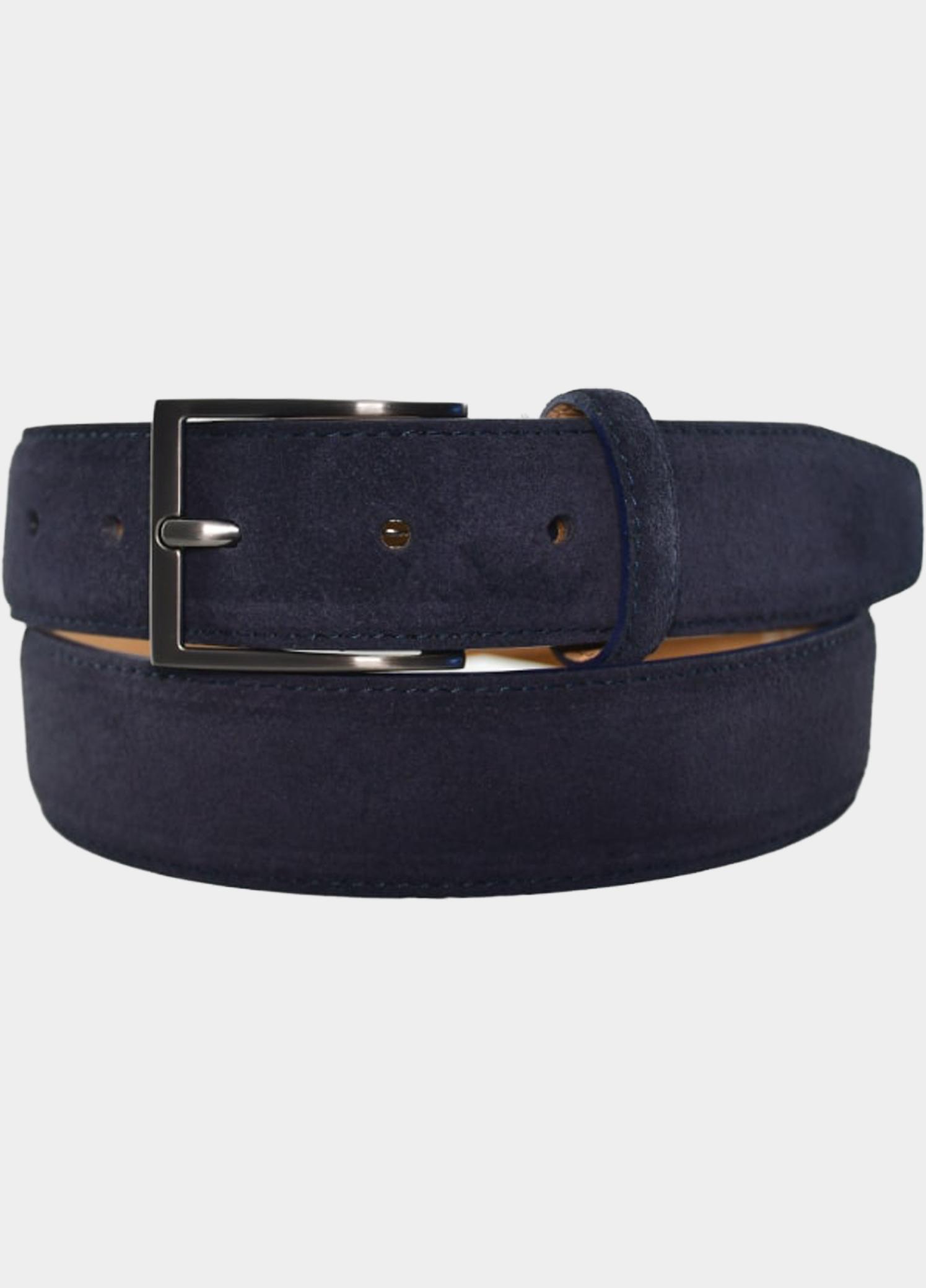 6Road Riem Blauw Suède gestikt 3,5 cm 454565/47