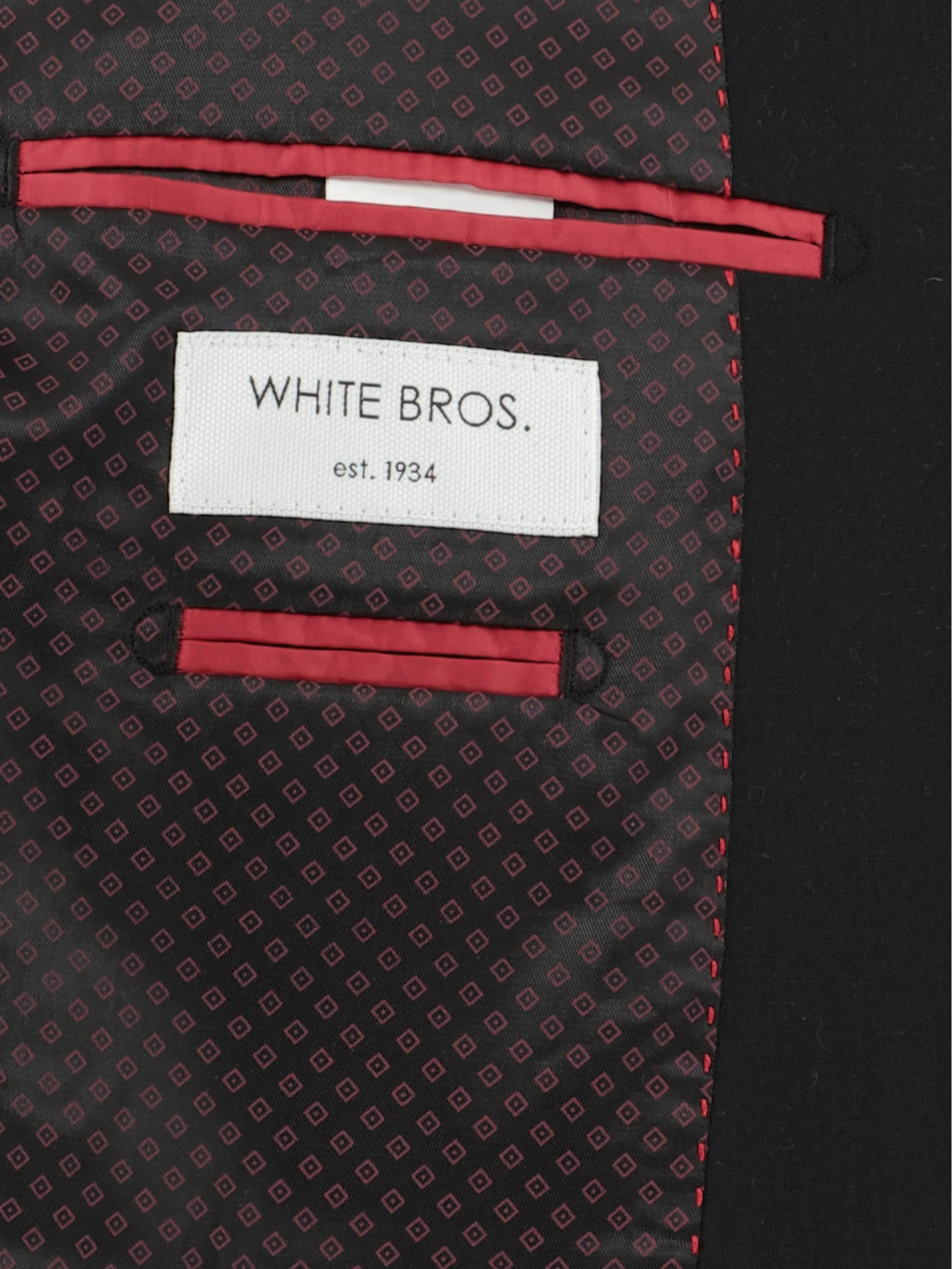 White Bros. Kostuum Zwart Luca A + Elio 123001.162400 + 133001.162400/0099