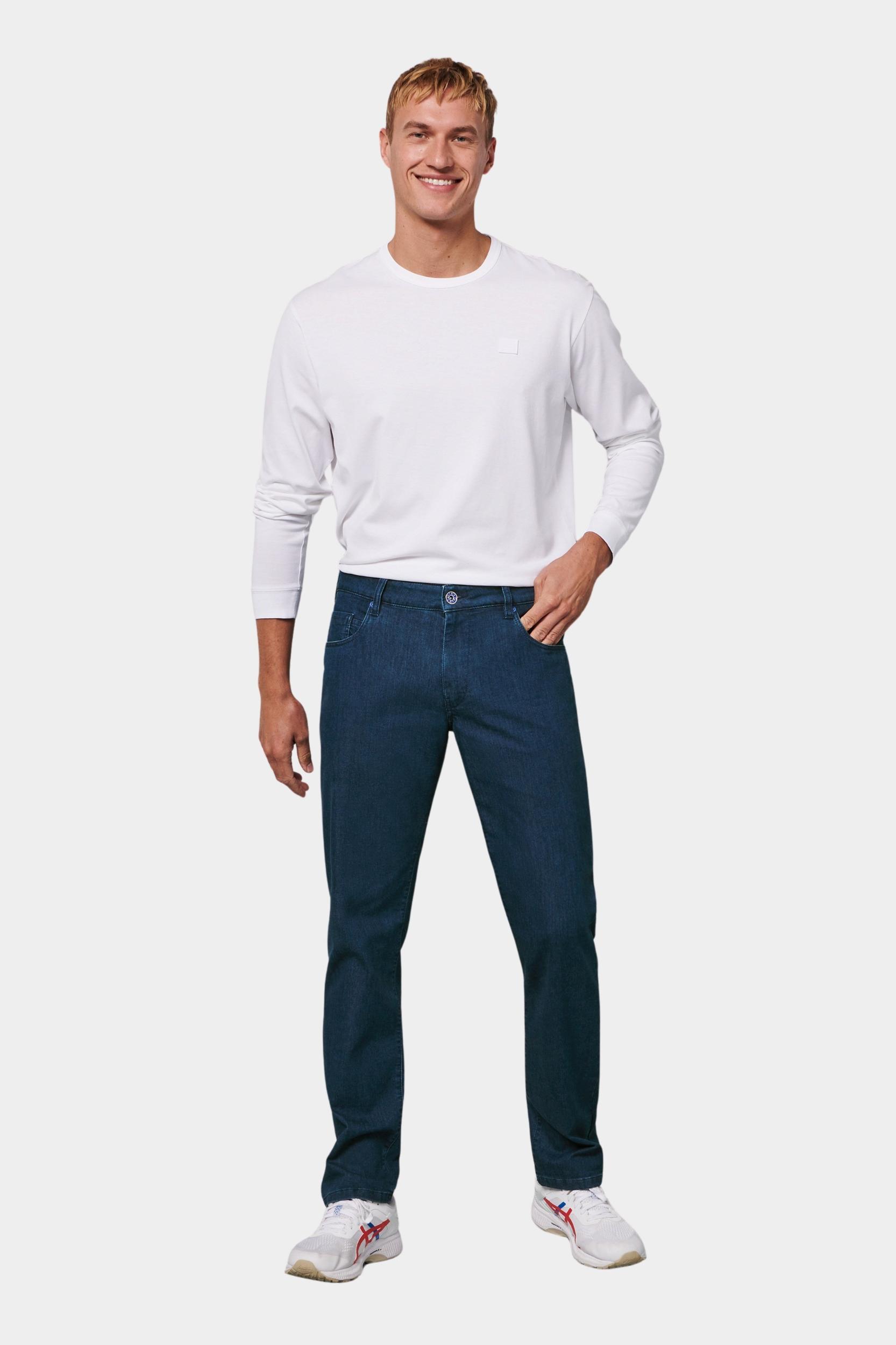 Meyer Flatfront Jeans Blauw SLIM Art.1-6230 3611623000/17