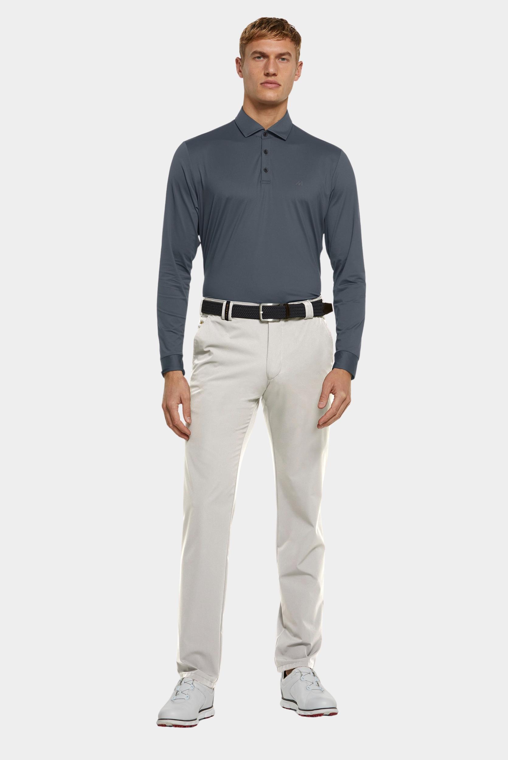 Meyer Polo lange mouw Grijs BRYSON Art.9-9007 9529900700/08
