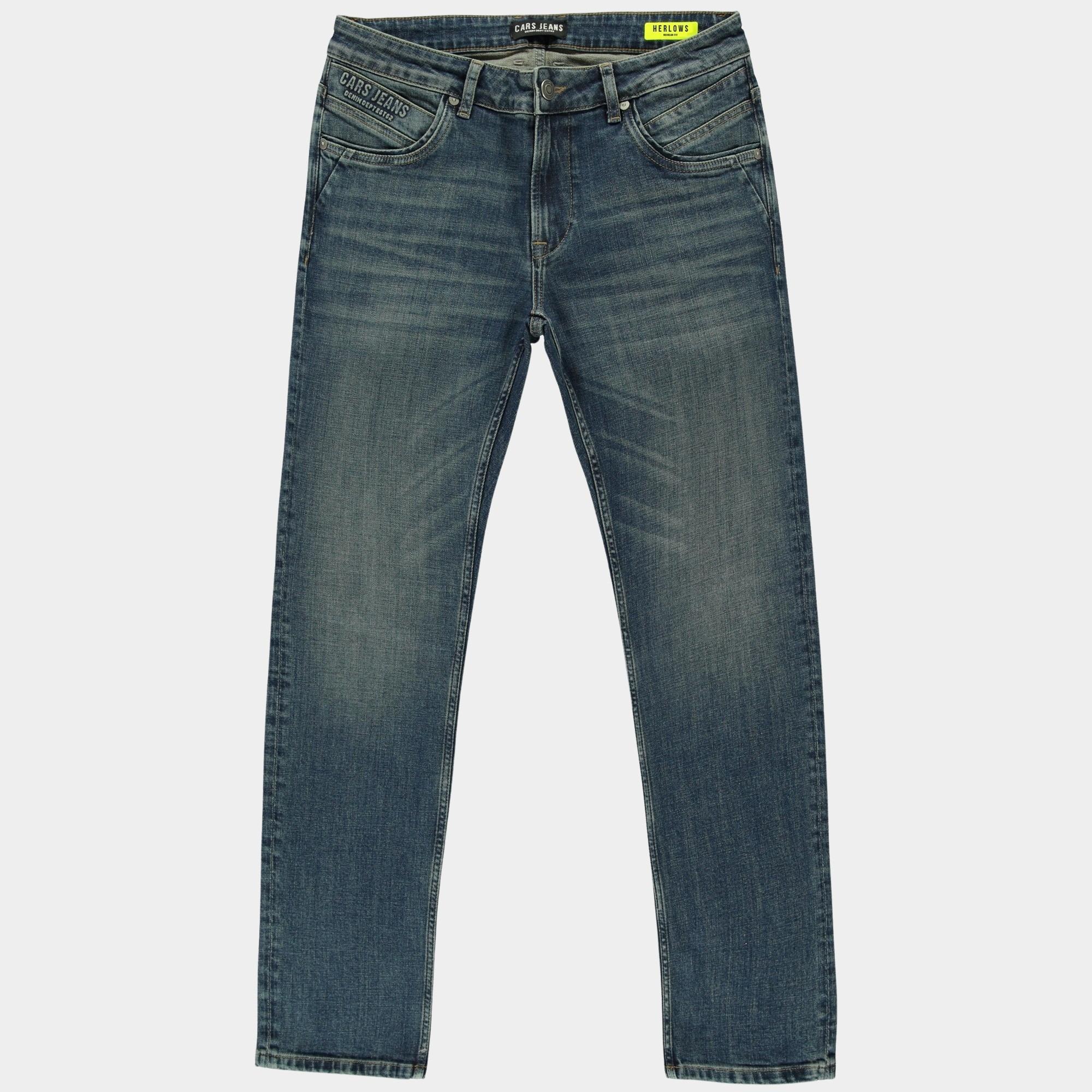 Cars Jeans 5-Pocket Jeans Blauw HERLOWS 77327/03
