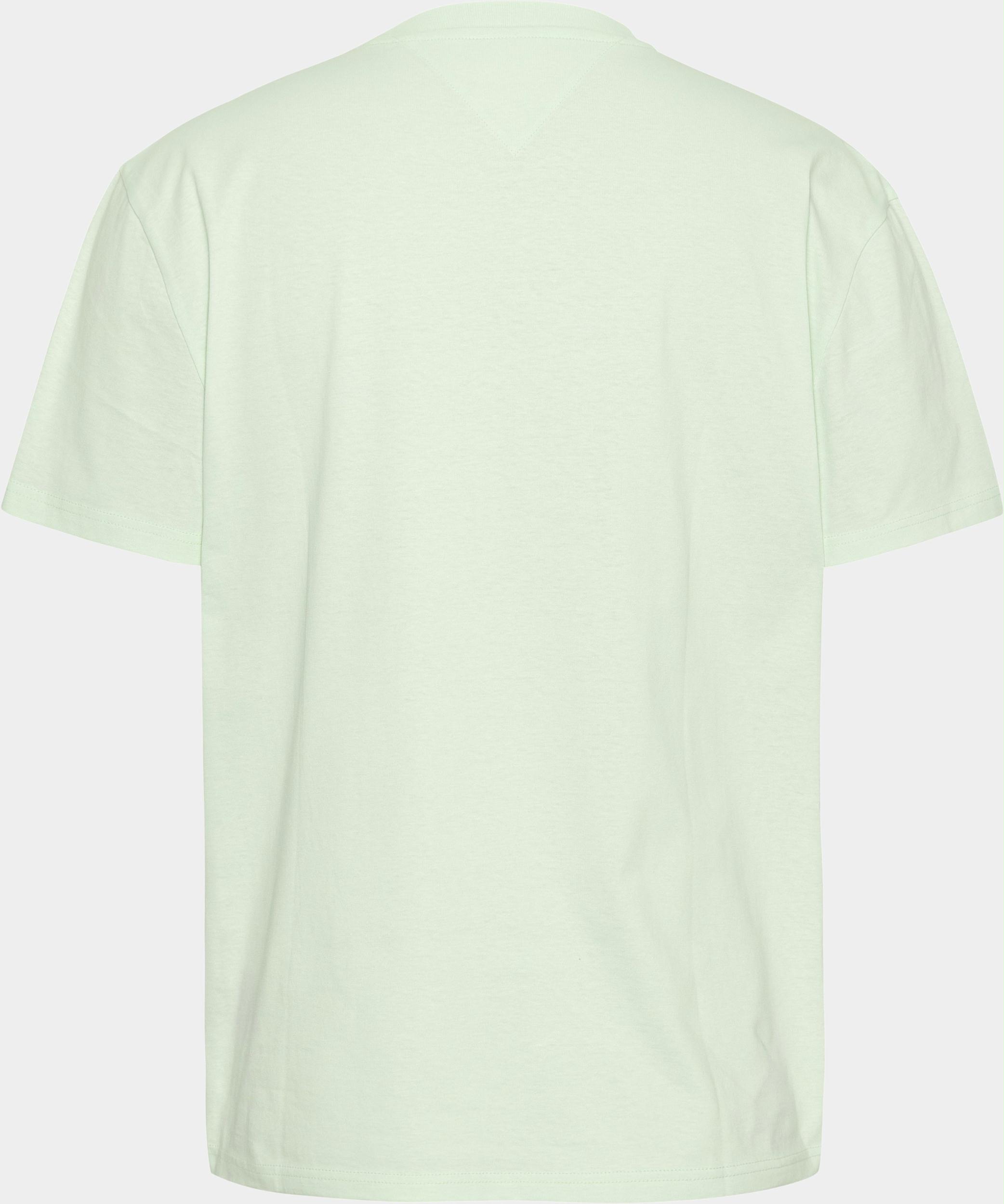 Tommy Jeans T-shirt korte mouw Groen TJM CLSC College Pop DM0DM16401/LXW