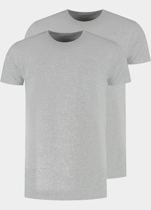 Dstrezzed T-shirt Grijs Bronson 2 Pack Round Neck Tee 707012/893