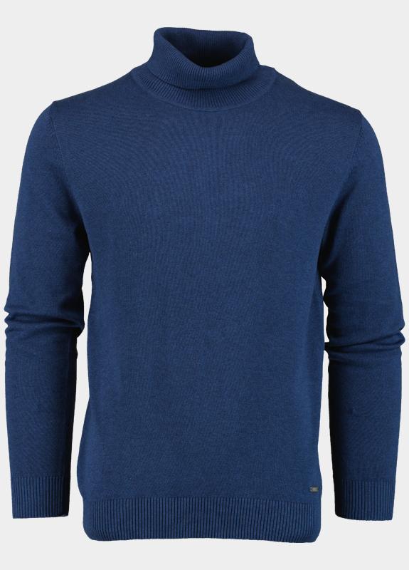 Bos Coltrui Blauw Dex Rollneck Pullover Uni 25305DE03/267 royal blue