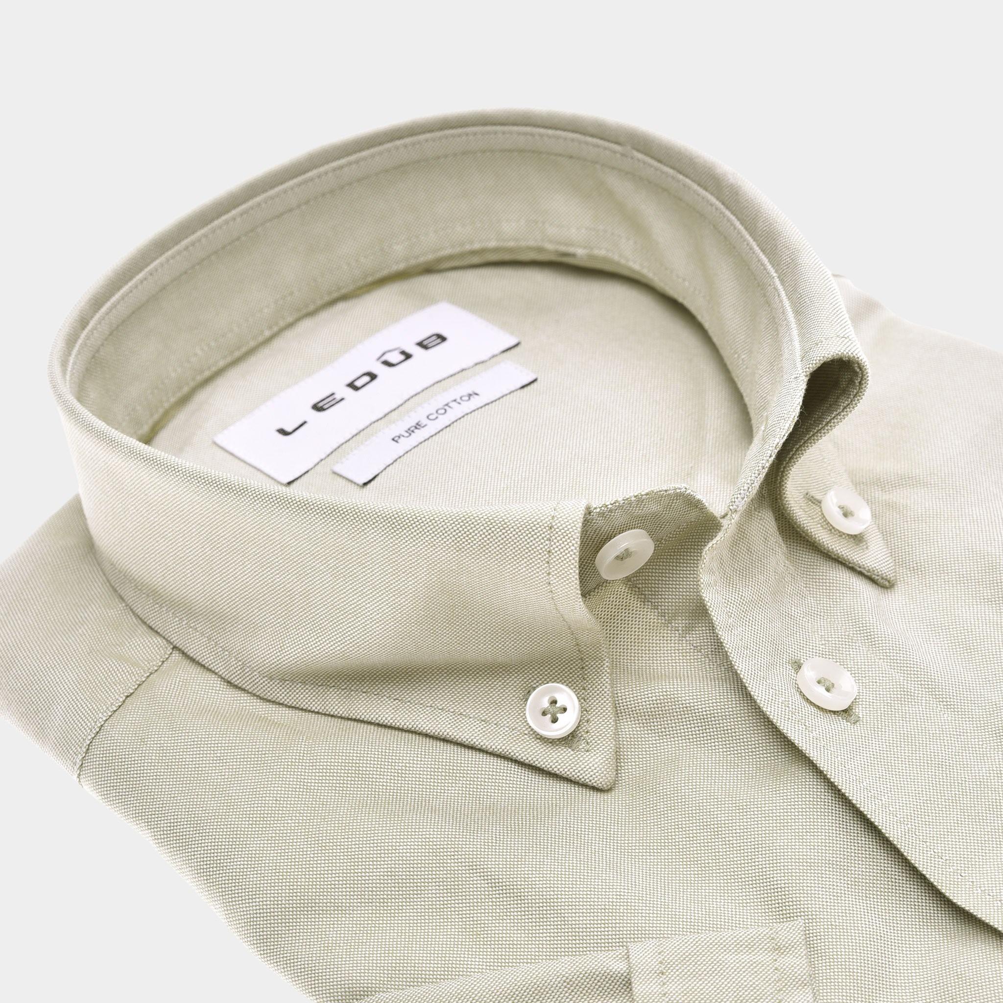 Ledub Business hemd lange mouw Groen  0142877/530-000-000