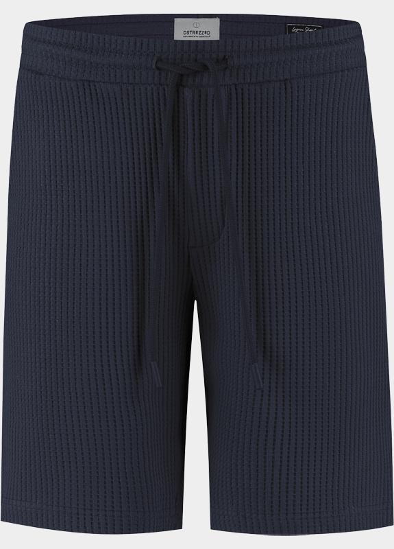 Dstrezzed Korte Broek heren Blauw DS_Logan Waffle Sweatshort 515630/649