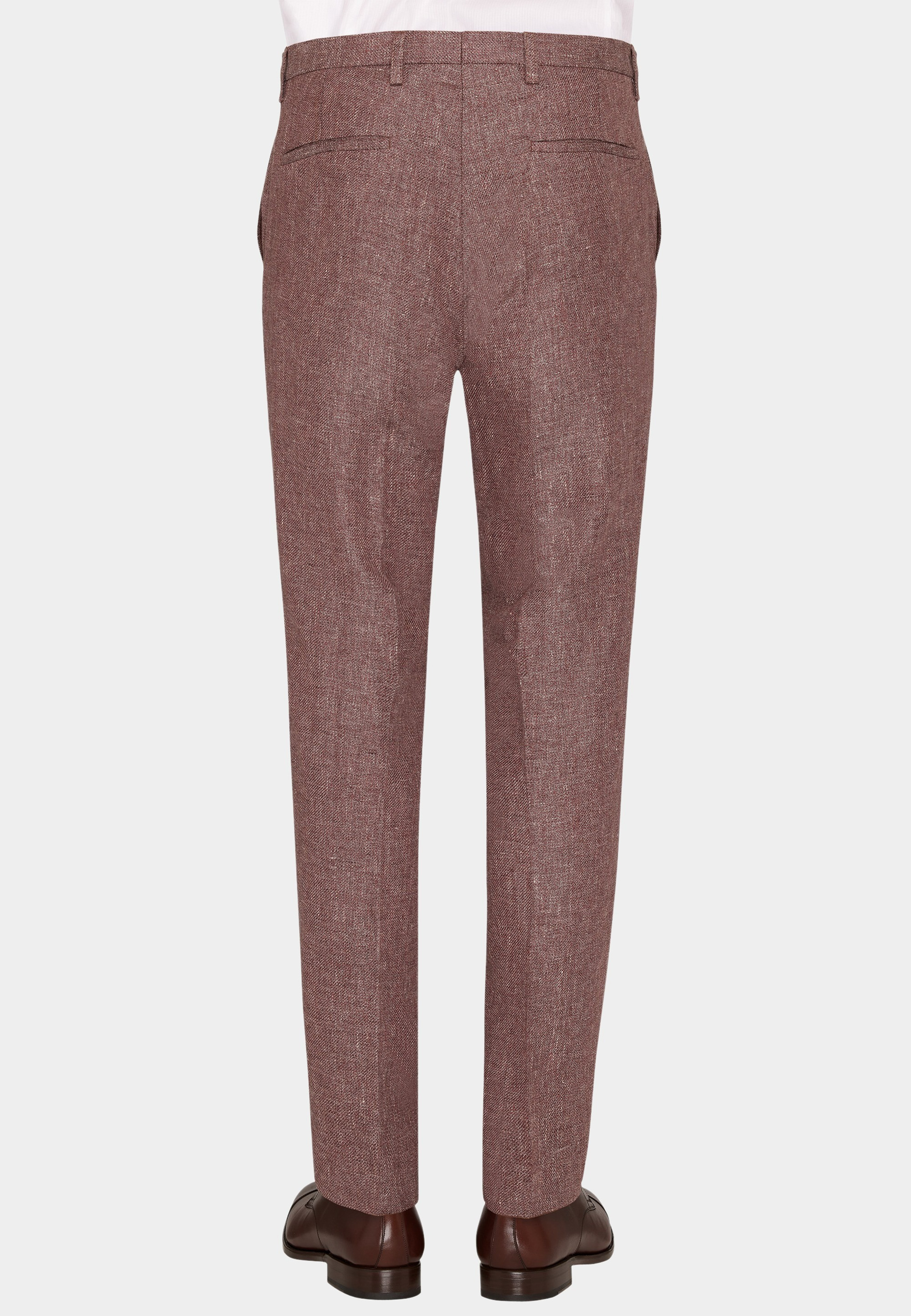 Club of Gents Pantalon Mix & Match Rood rode linnenmix pantalon 11.071N0 / 230053 CG Paco/42