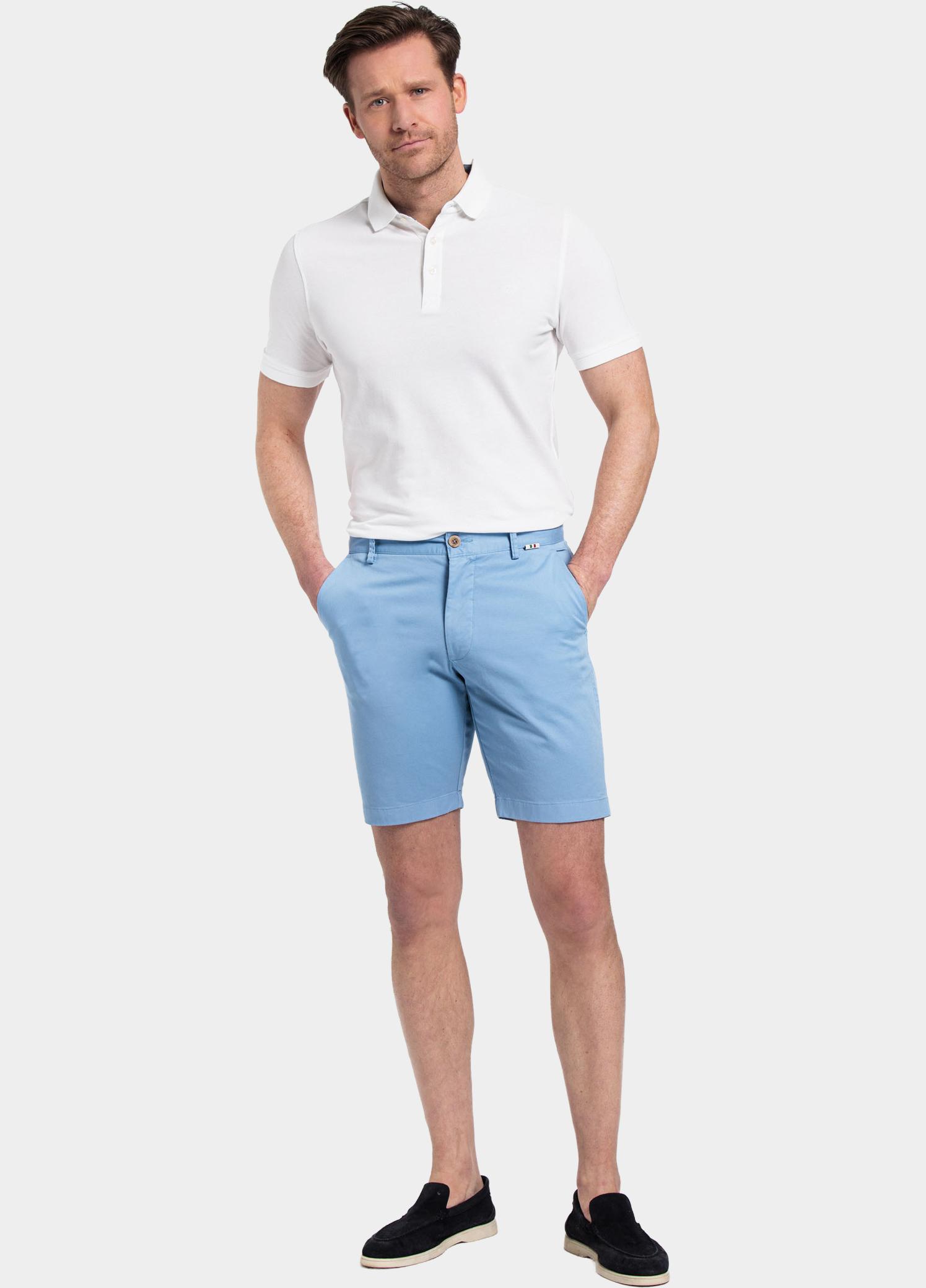 Giordano Korte Broek heren Blauw Stockholm Short Garment Dyed 411115/61