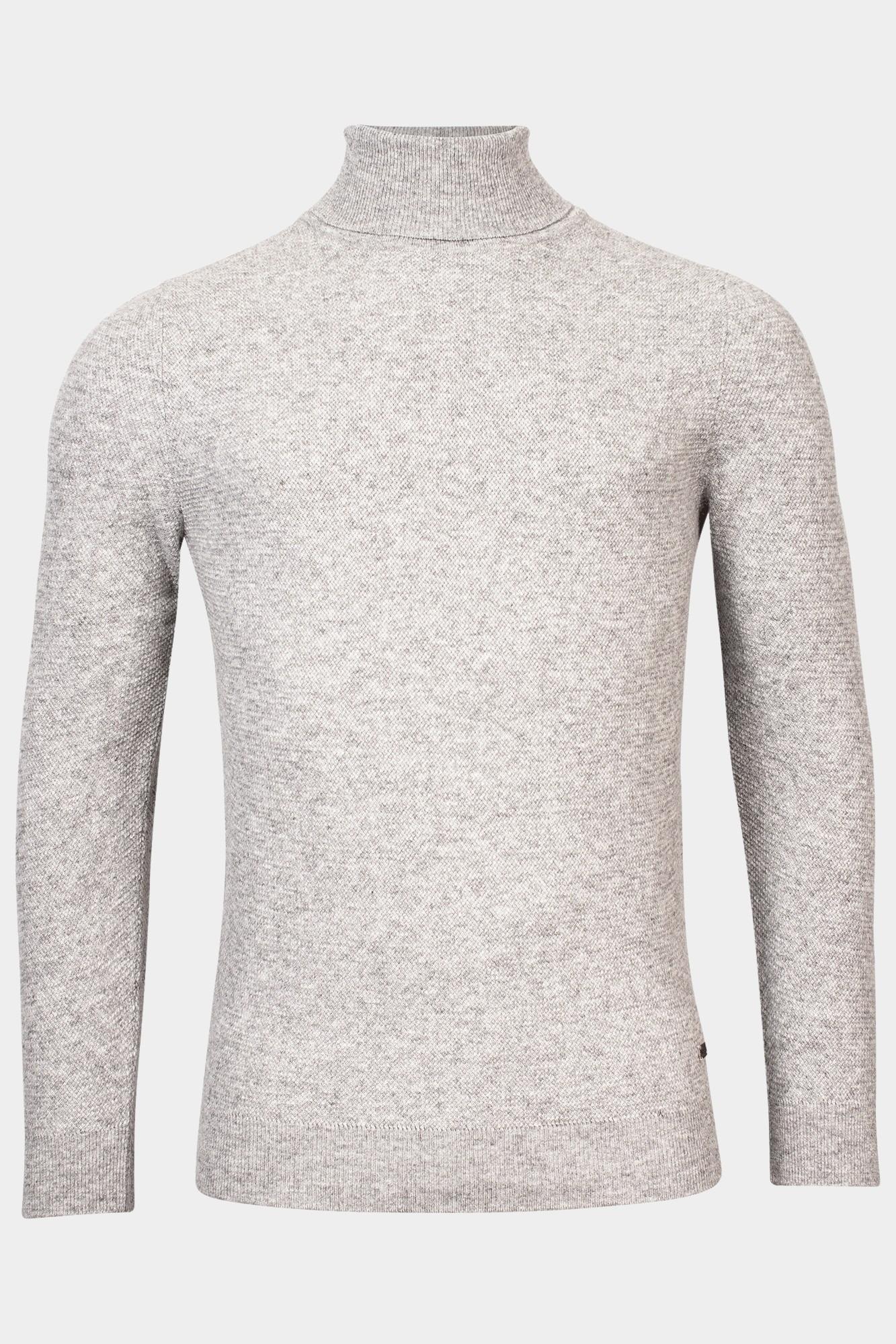 Baileys Coltrui Grijs High Neck Pullover  12gg, min 328545/911