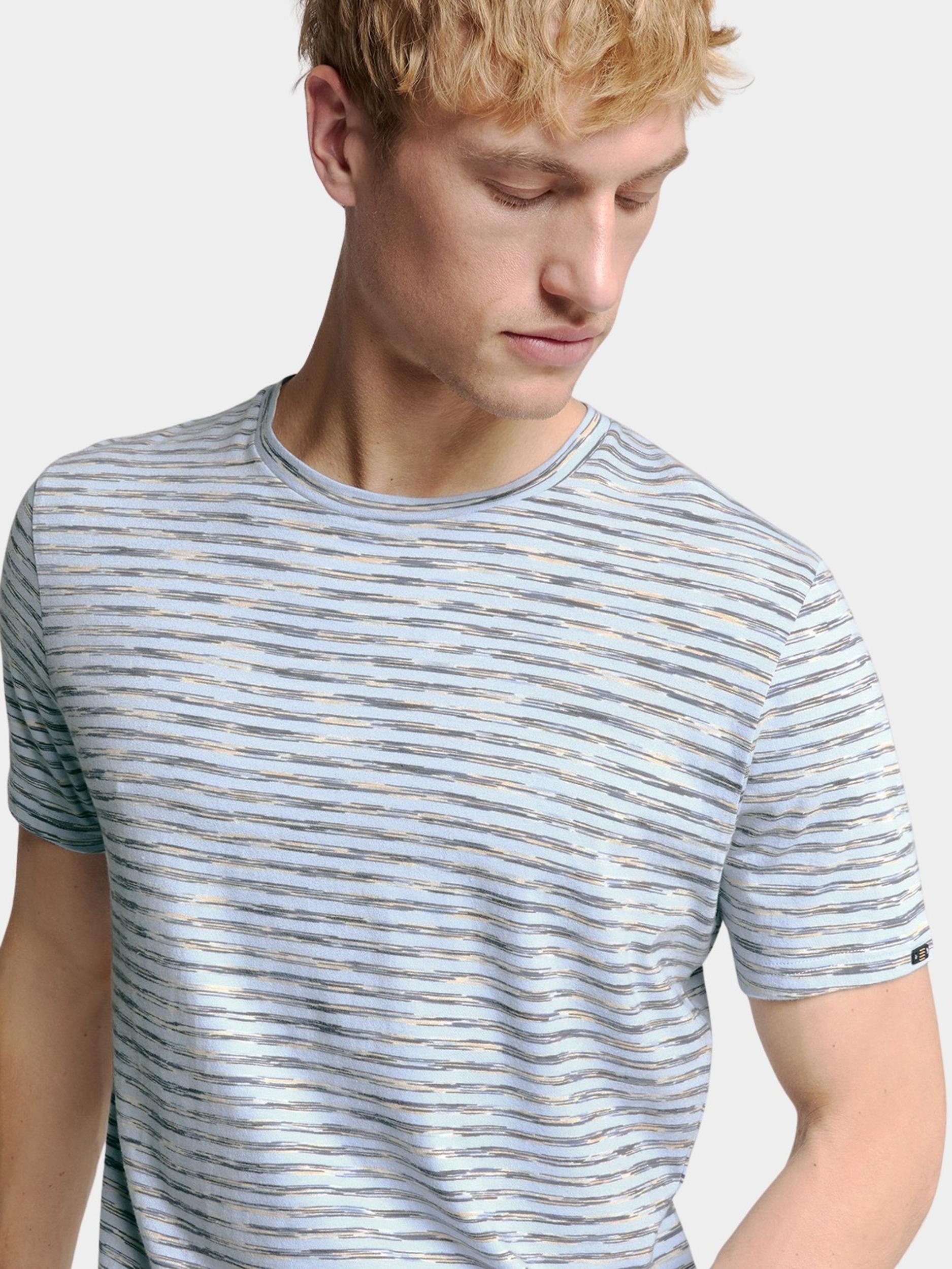 No Excess T-shirt korte mouw Blauw T-Shirt Crewneck Multi Colour 28340470/134