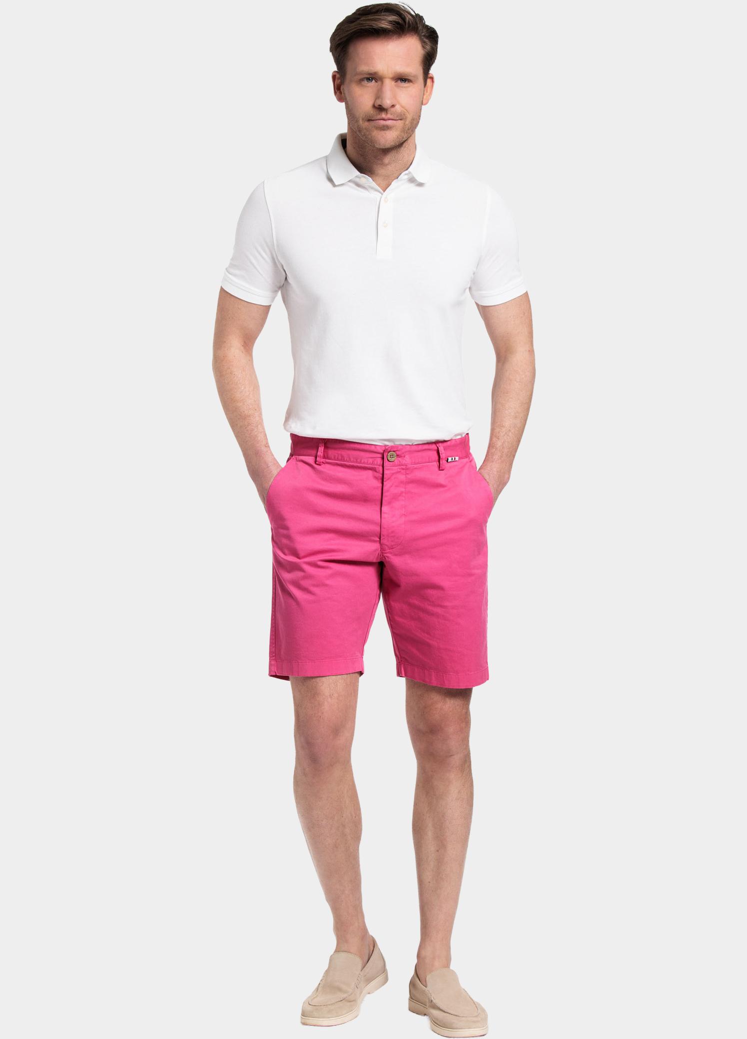 Giordano Korte Broek heren Rood Stockholm Short Garment Dyed 411115/33