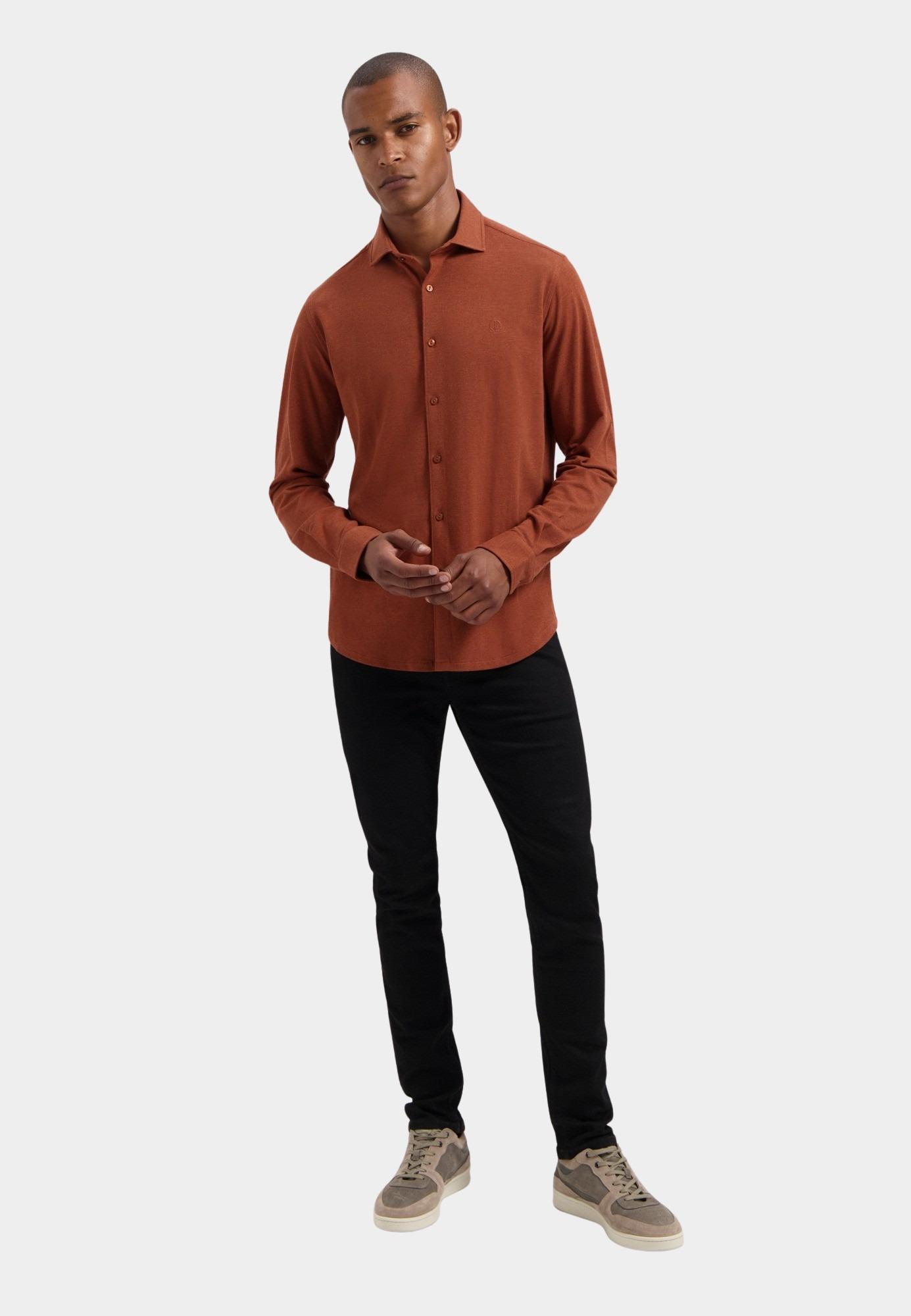 Dstrezzed Casual hemd lange mouw Bruin Kirk Shirt 303714-AW24/268