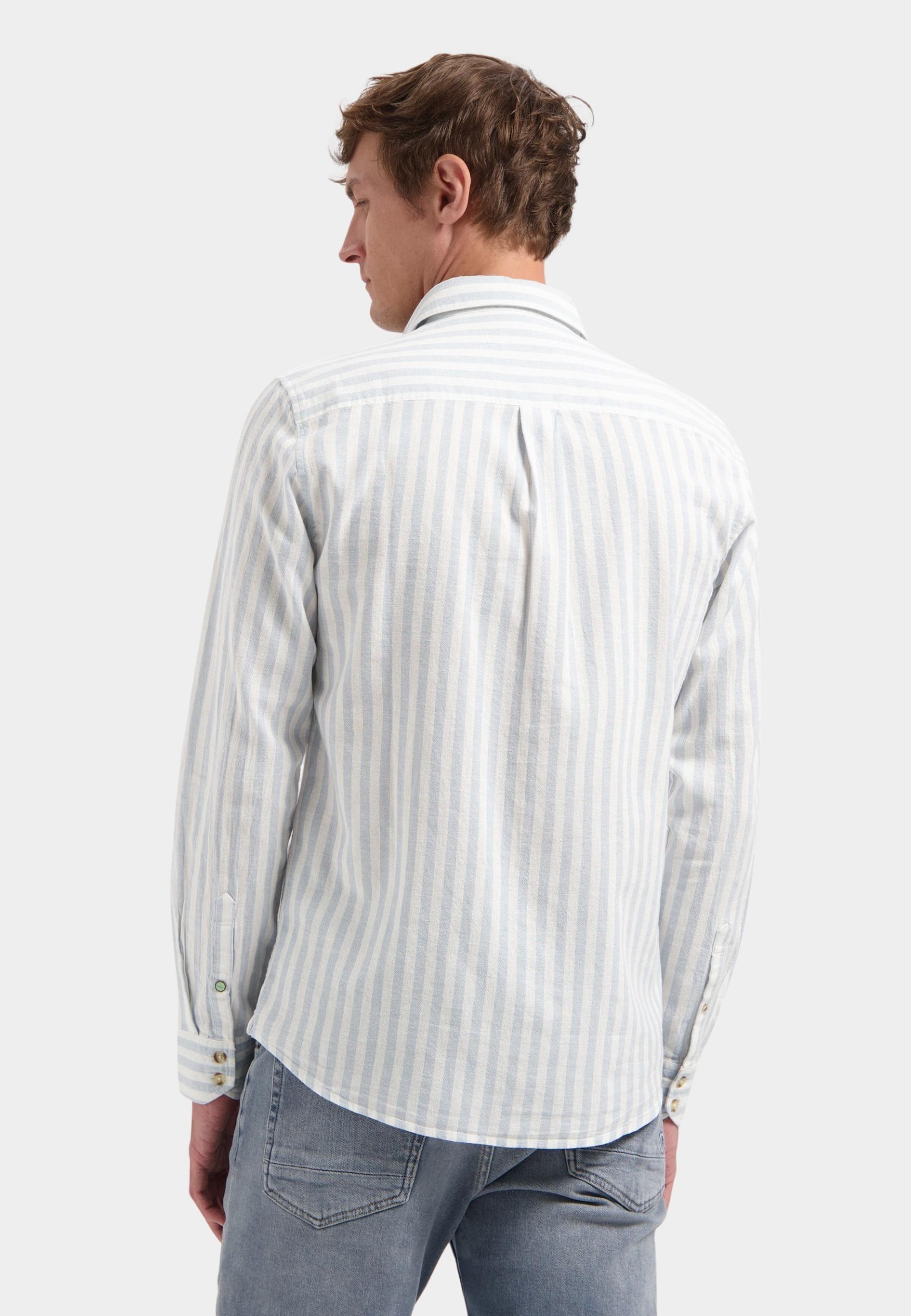 Dstrezzed Casual hemd lange mouw Blauw Philip Shirt 303928/607