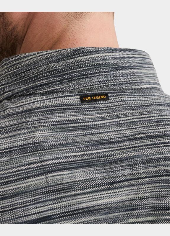 PME Legend Polo korte mouw Blauw Short sleeve polo pique space PPSS2604853/5282
