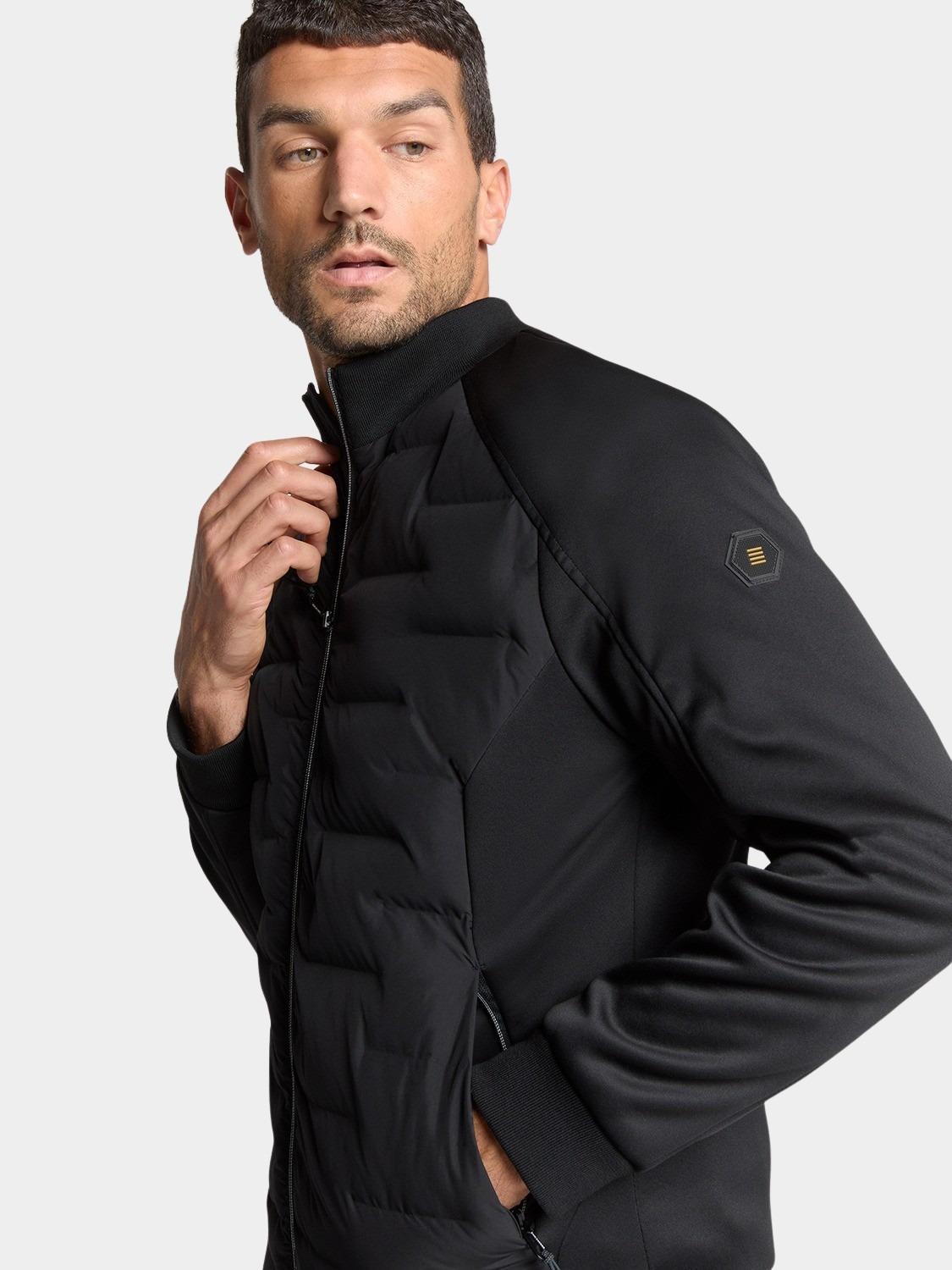 No Excess Winterjack Zwart Jacket Short Fit Sealed Knitt 29630810/020