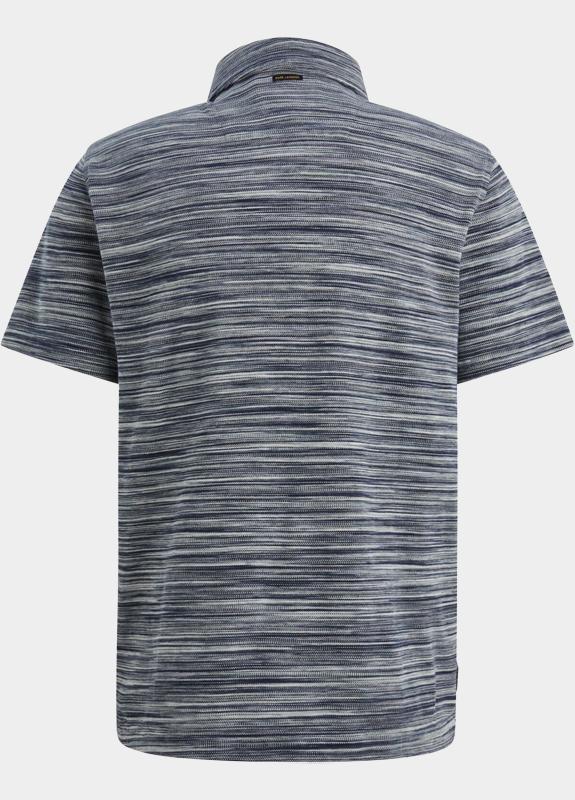 PME Legend Polo korte mouw Blauw Short sleeve polo pique space PPSS2604853/5282