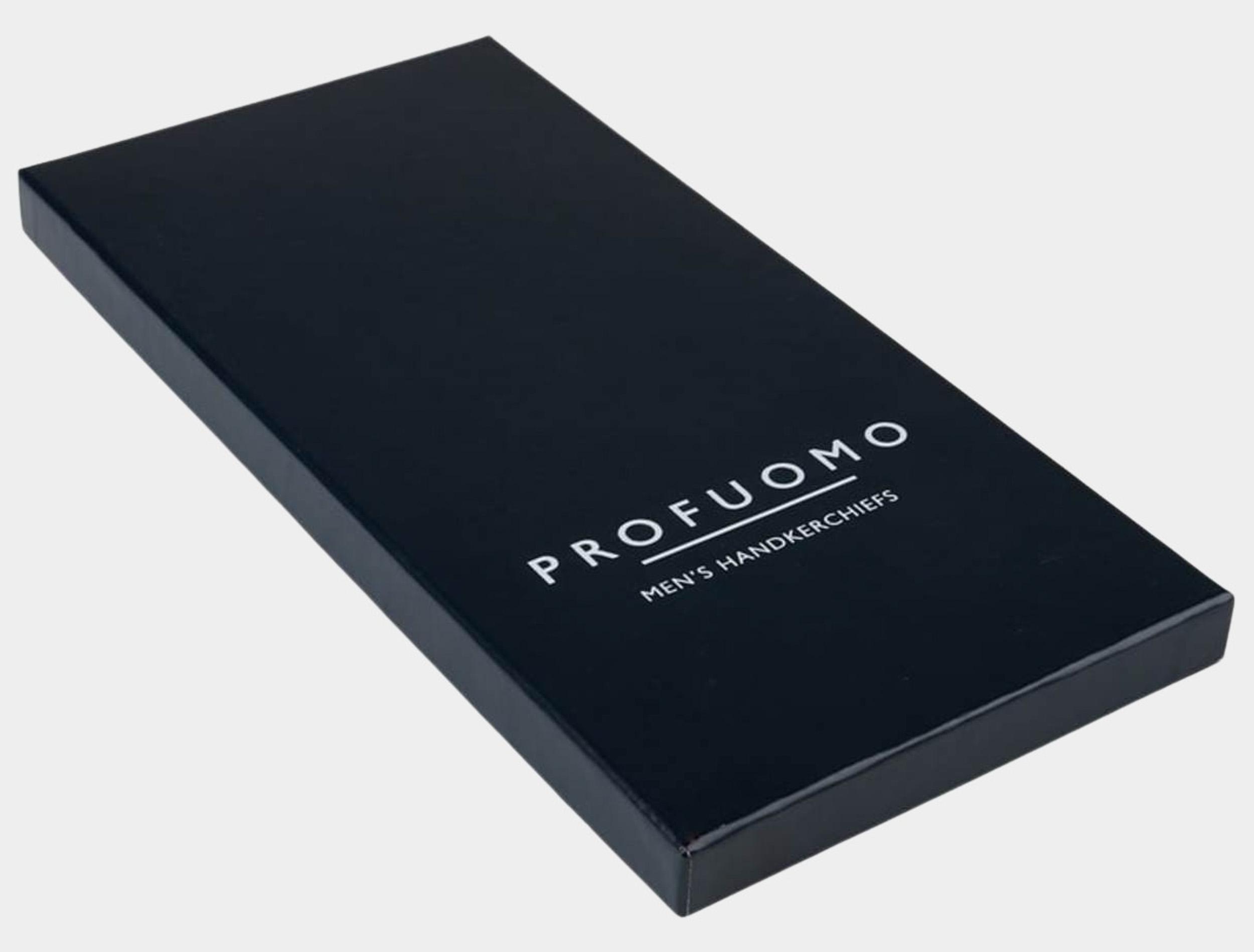 Profuomo Zakdoek Wit HANDKERCHIEF PROFUOMO SET 2 PPUO00002/A