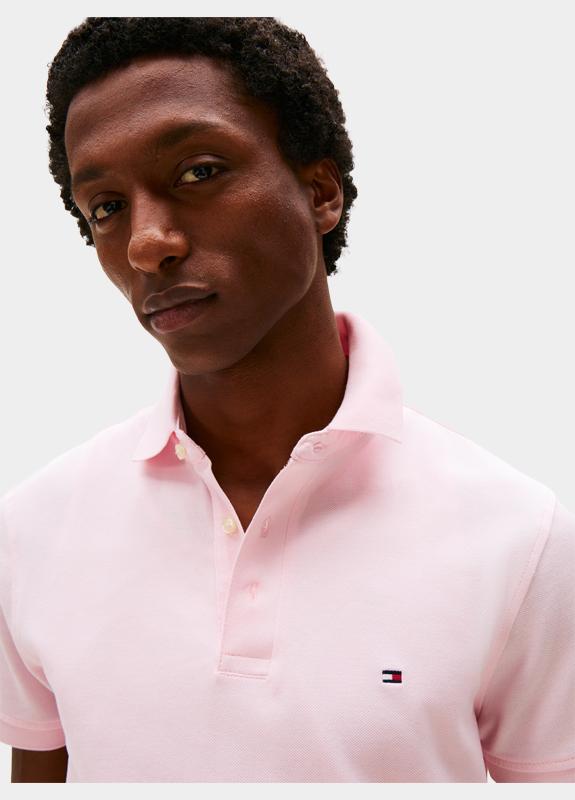 Tommy Hilfiger Polo korte mouw Roze 1985 SLIM POLO MW0MW17771/TPB