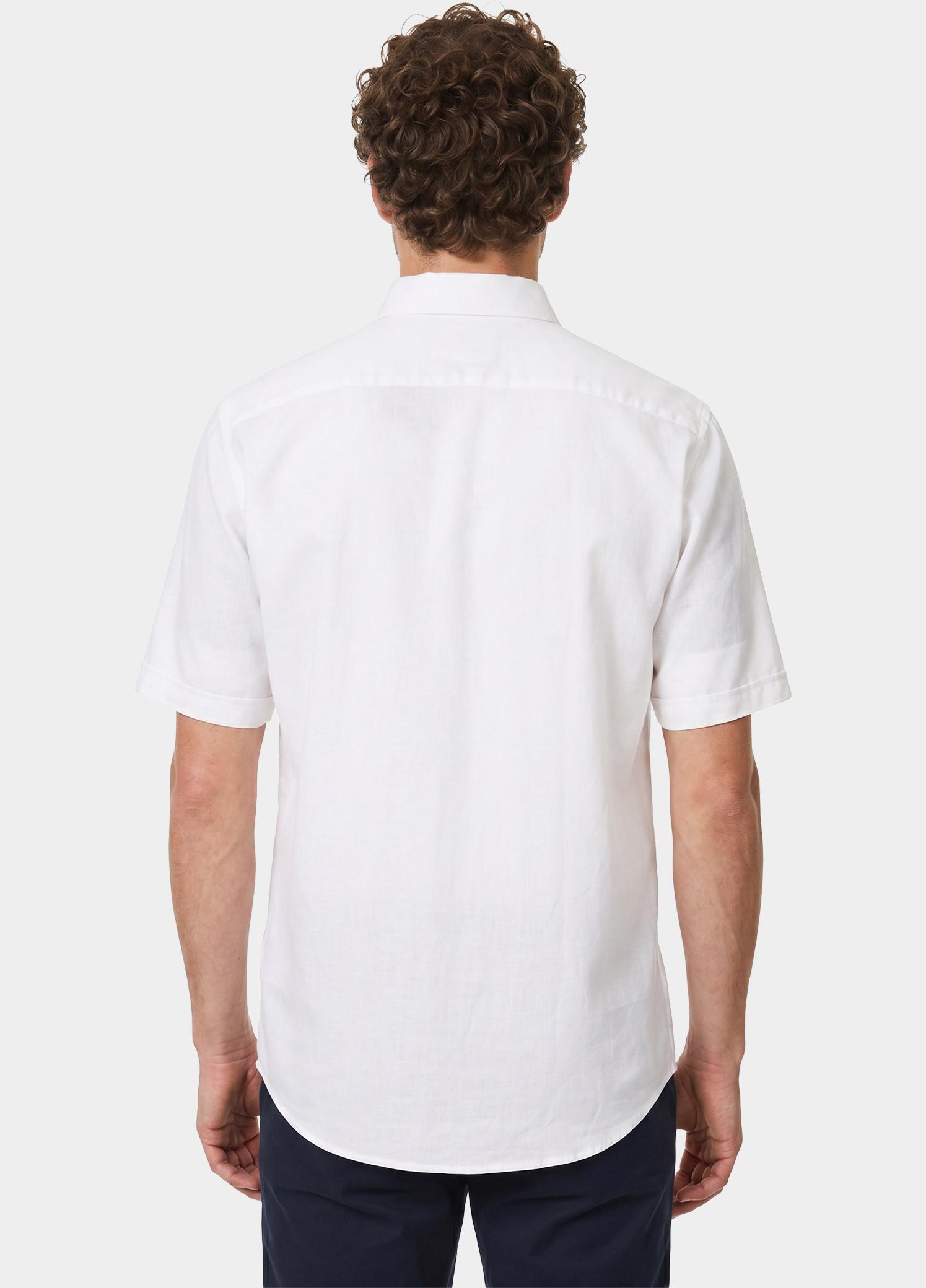 Casamoda overhemd korte mouw heren Wit B.D. Casual Short 1/ Arm 954457100/000
