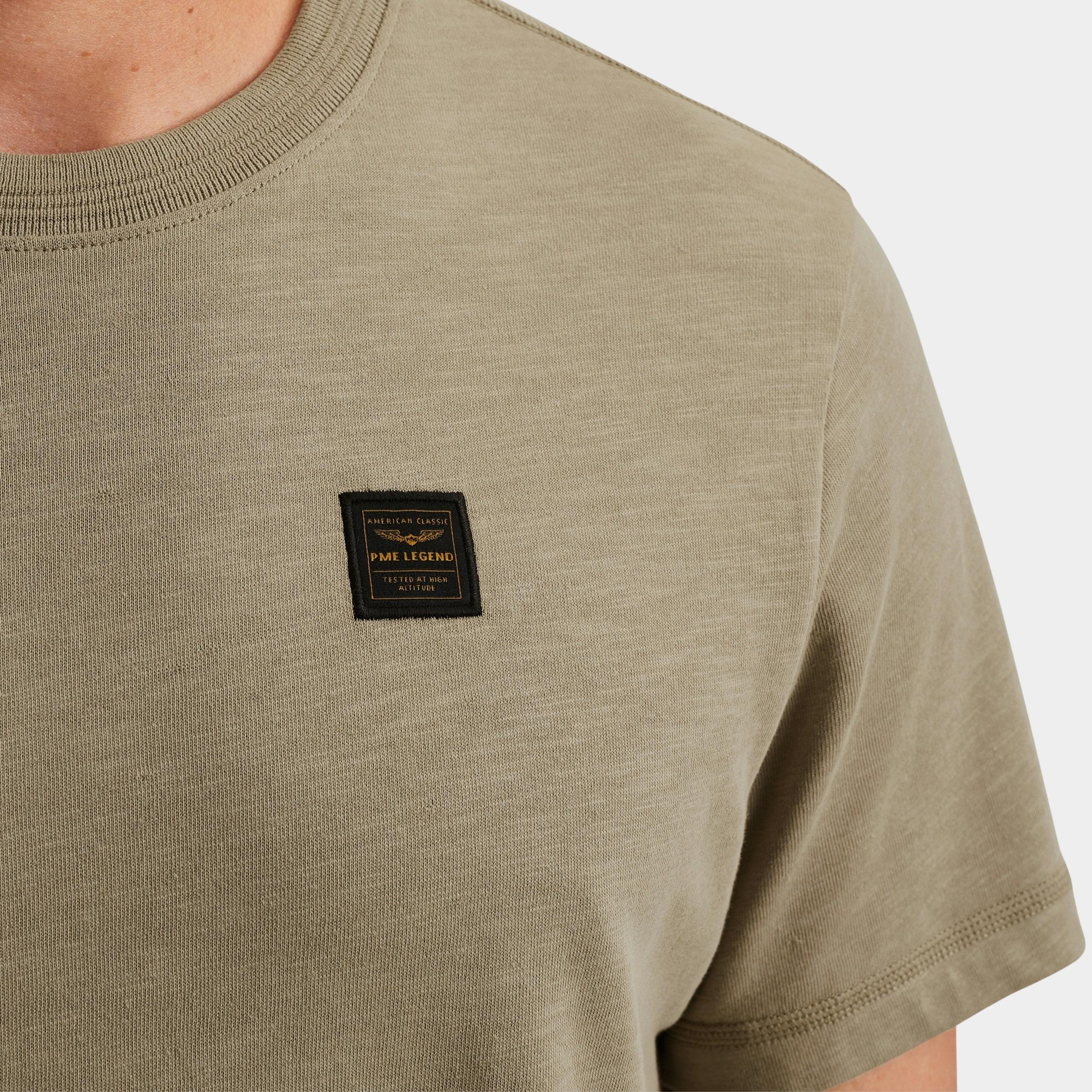 PME Legend T-shirt korte mouw Groen Short sleeve r-neck heavy slu PTSS2509565/8011