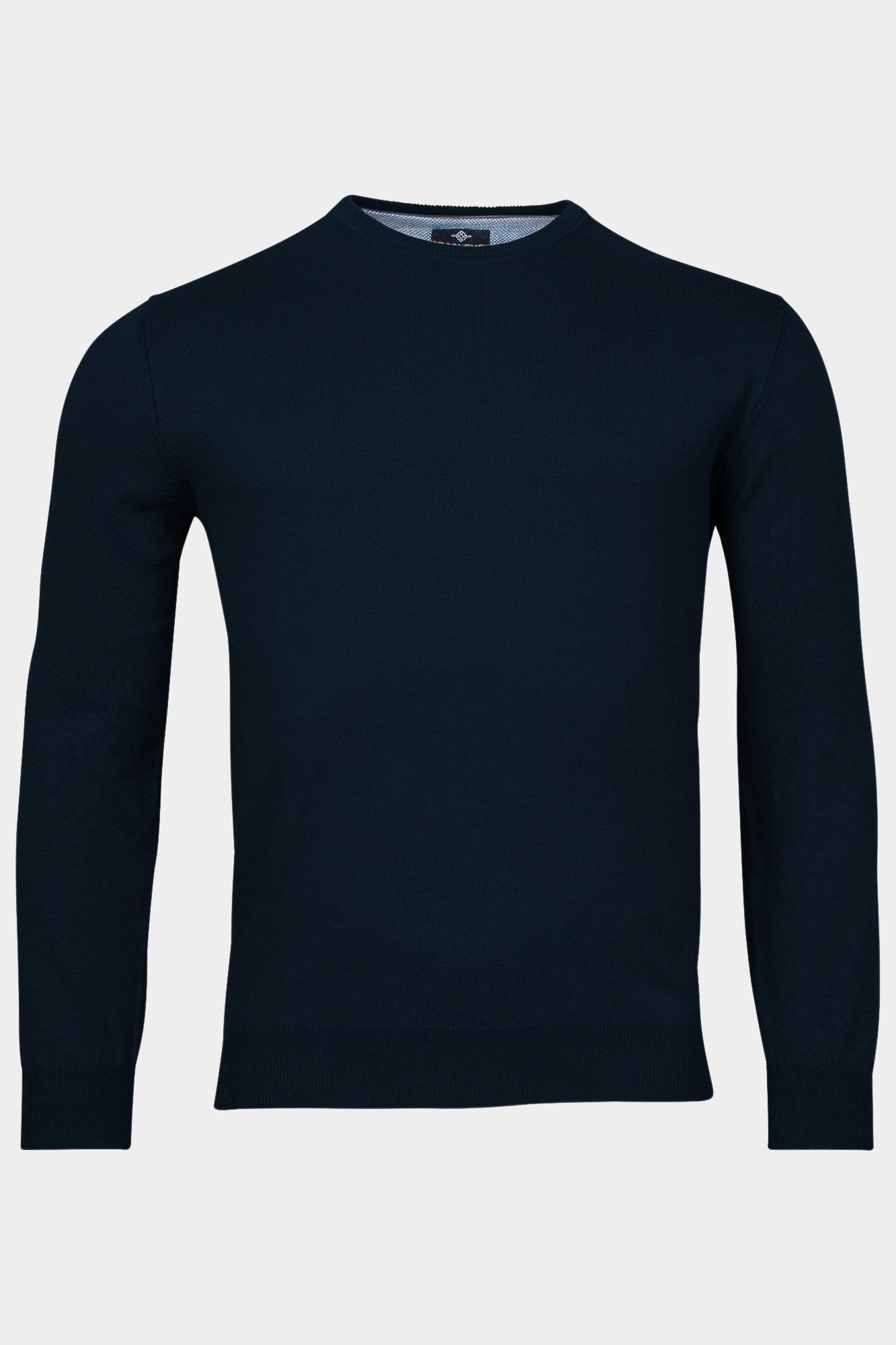 Baileys Pullover Blauw Crew Neck Pullover  Pima Cott 518200/69