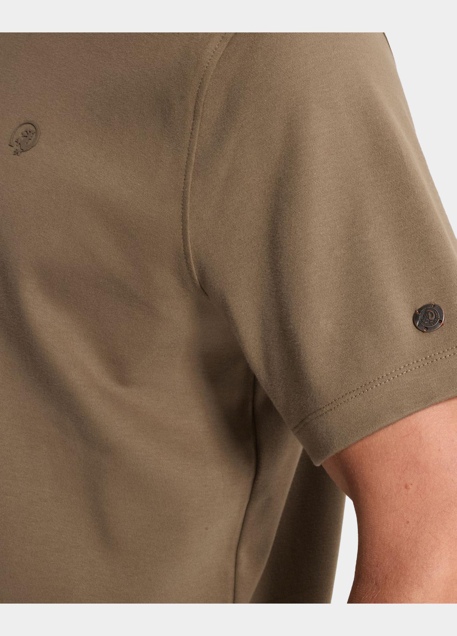 Cast Iron T-shirt heren Bruin Short sleeve r-neck regular f CTSS2609560/8026