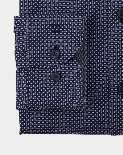 Olymp Business hemd lange mouw Blauw Level Five 24/Seven 209174/18