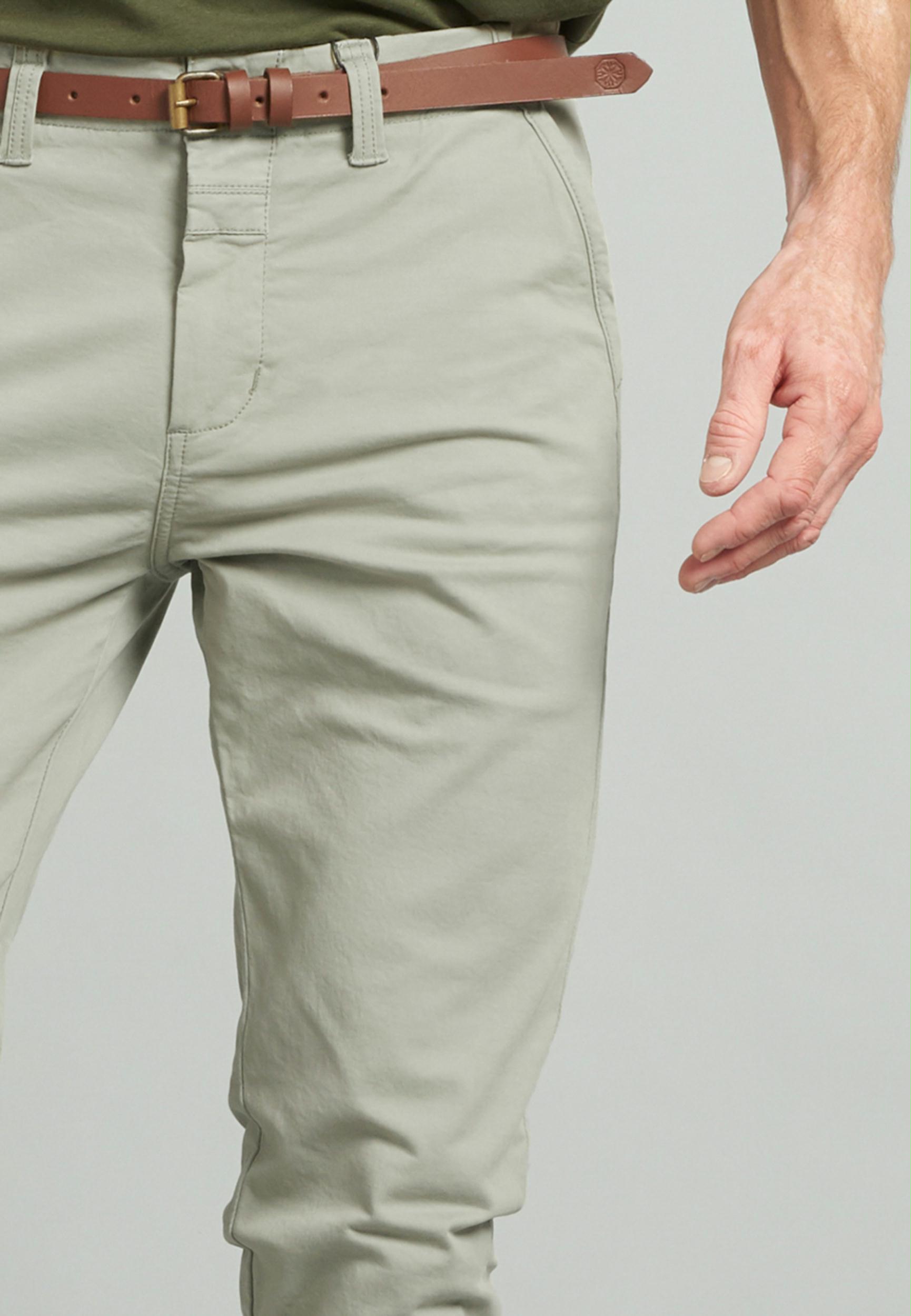Dstrezzed Katoenen 5-Pocket Groen Presley Chino Pants Stretch T 501146-SS22/540