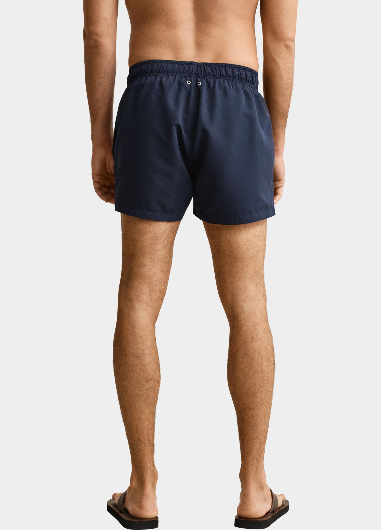 Gant Zwembroek Blauw Sneldrogende zwemshort met lo 920006500/410