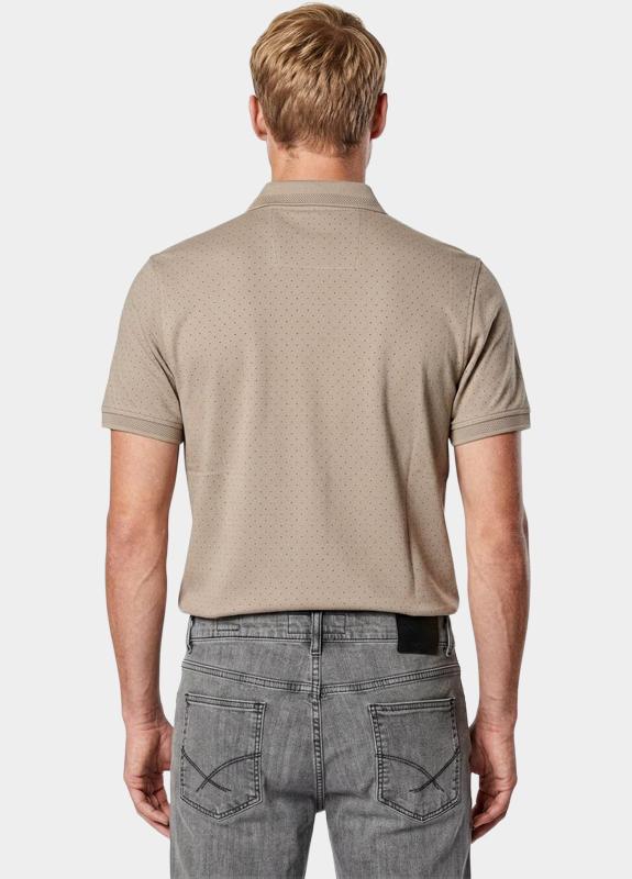 Bos Polo heren Beige  4001R-2/Beige
