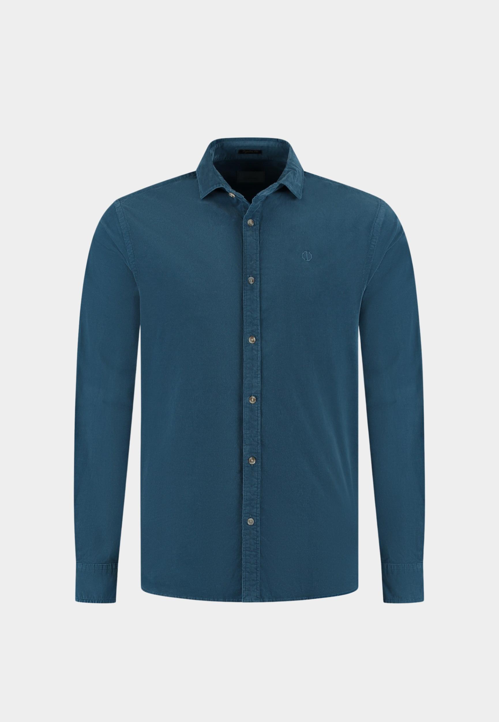 Dstrezzed Casual hemd lange mouw Blauw DS_Roul Shirt 303883/605