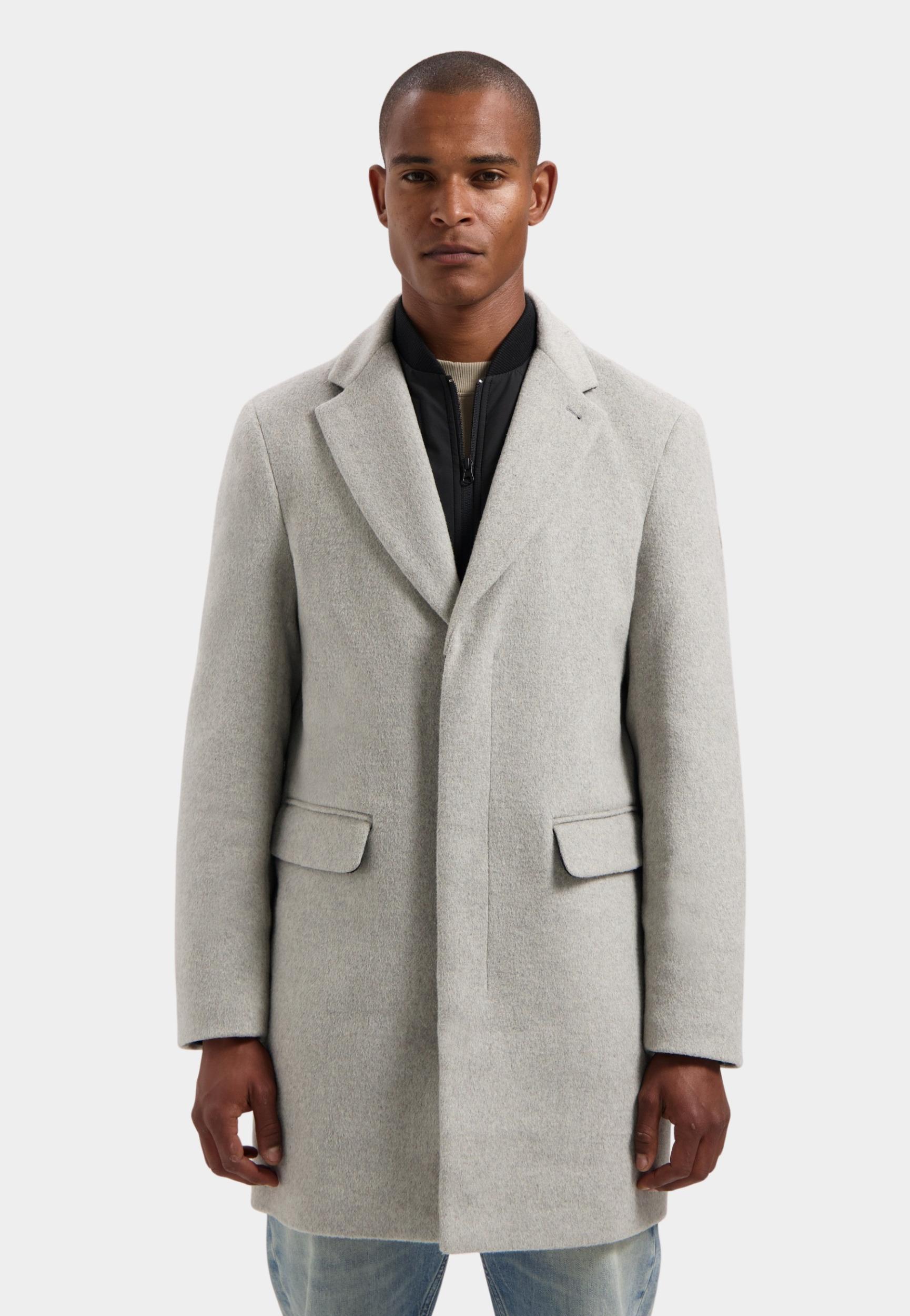 Dstrezzed Wollen Jas Grijs DS_Carter Coat 101510-AW25/831