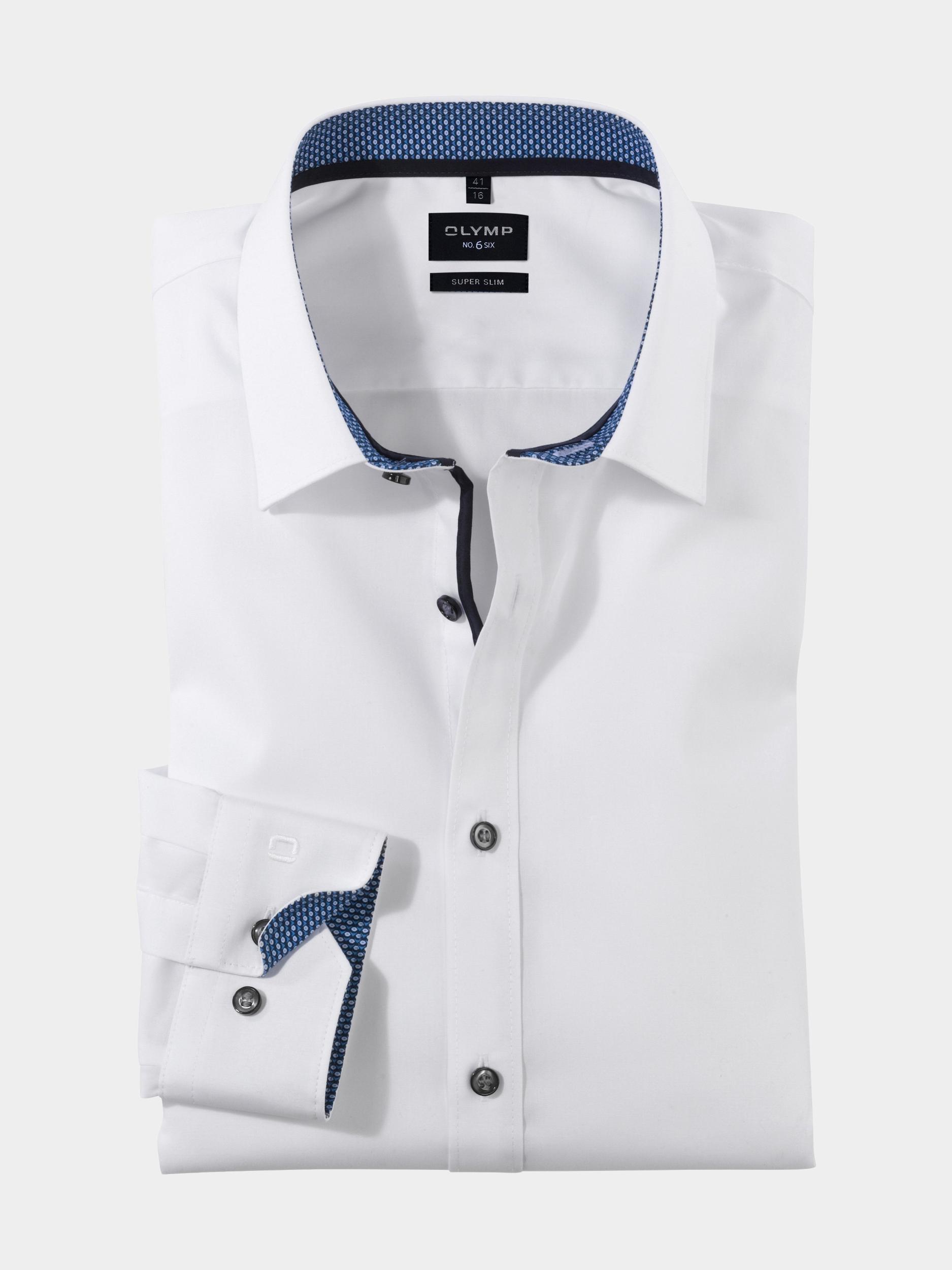 Olymp Business hemd lange mouw Blauw 0774/69 Hemden 077469/18