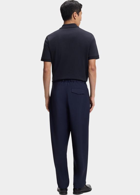 BOSS Black Polo korte mouw Blauw H-Parlay 247 10277921 01 50554185/404