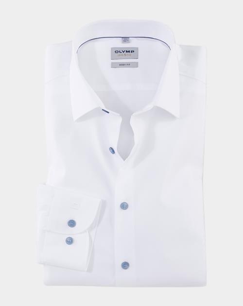 Olymp Business hemd lange mouw Blauw Level Five 204254/13