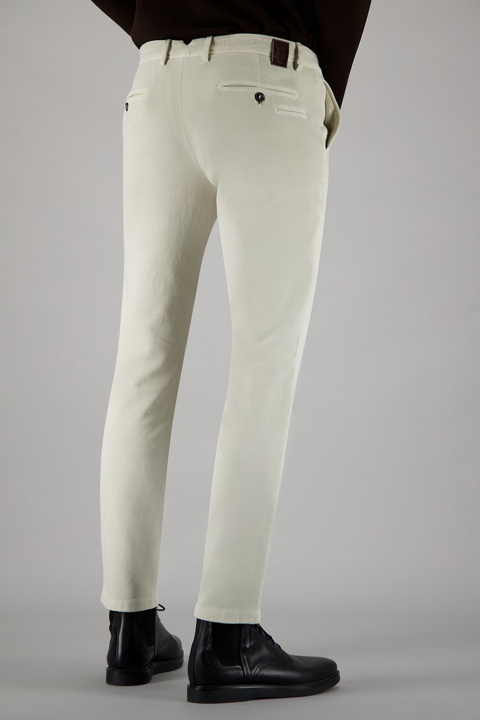 Gardeur Katoenen Broek Beige Hose Flatfront Slim Fit SUBWAY 69401/12