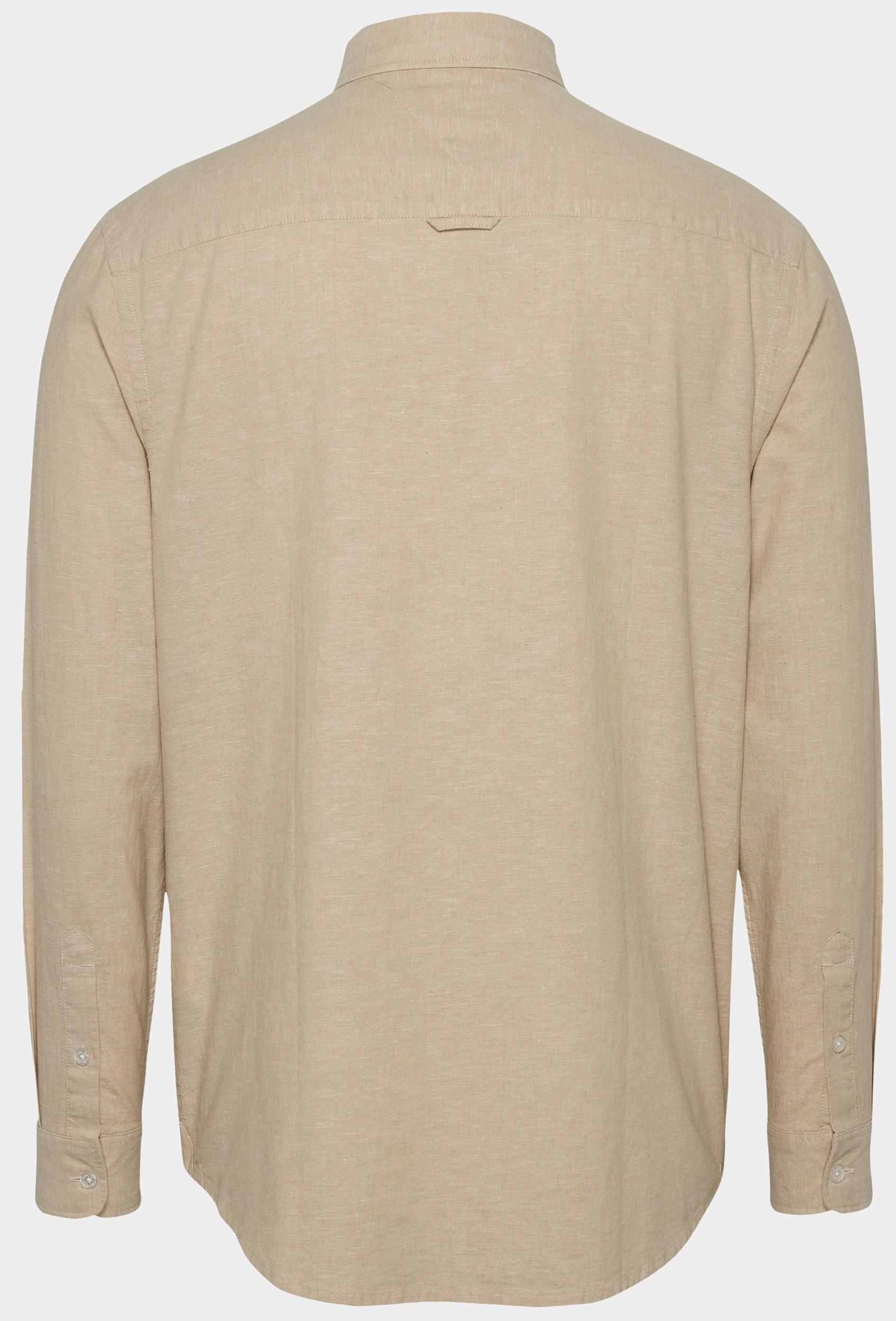 Tommy Jeans Casual hemd lange mouw Beige TJM REG LINEN BLEND LS SHIRT DM0DM20875/ACT