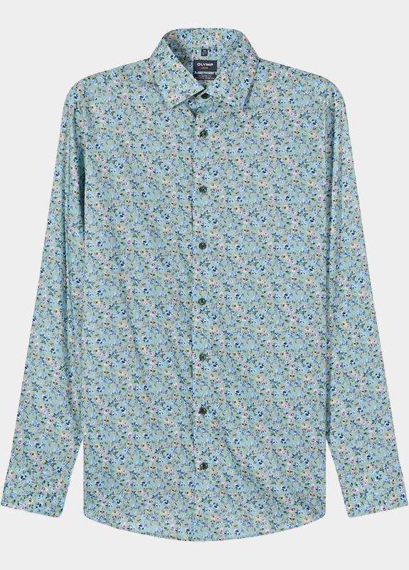 Olymp Zakelijk overhemd heren Groen Luxor 127014/40