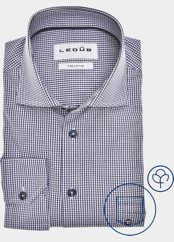 Ledub Business hemd lange mouw Blauw  0143270/190-196-000