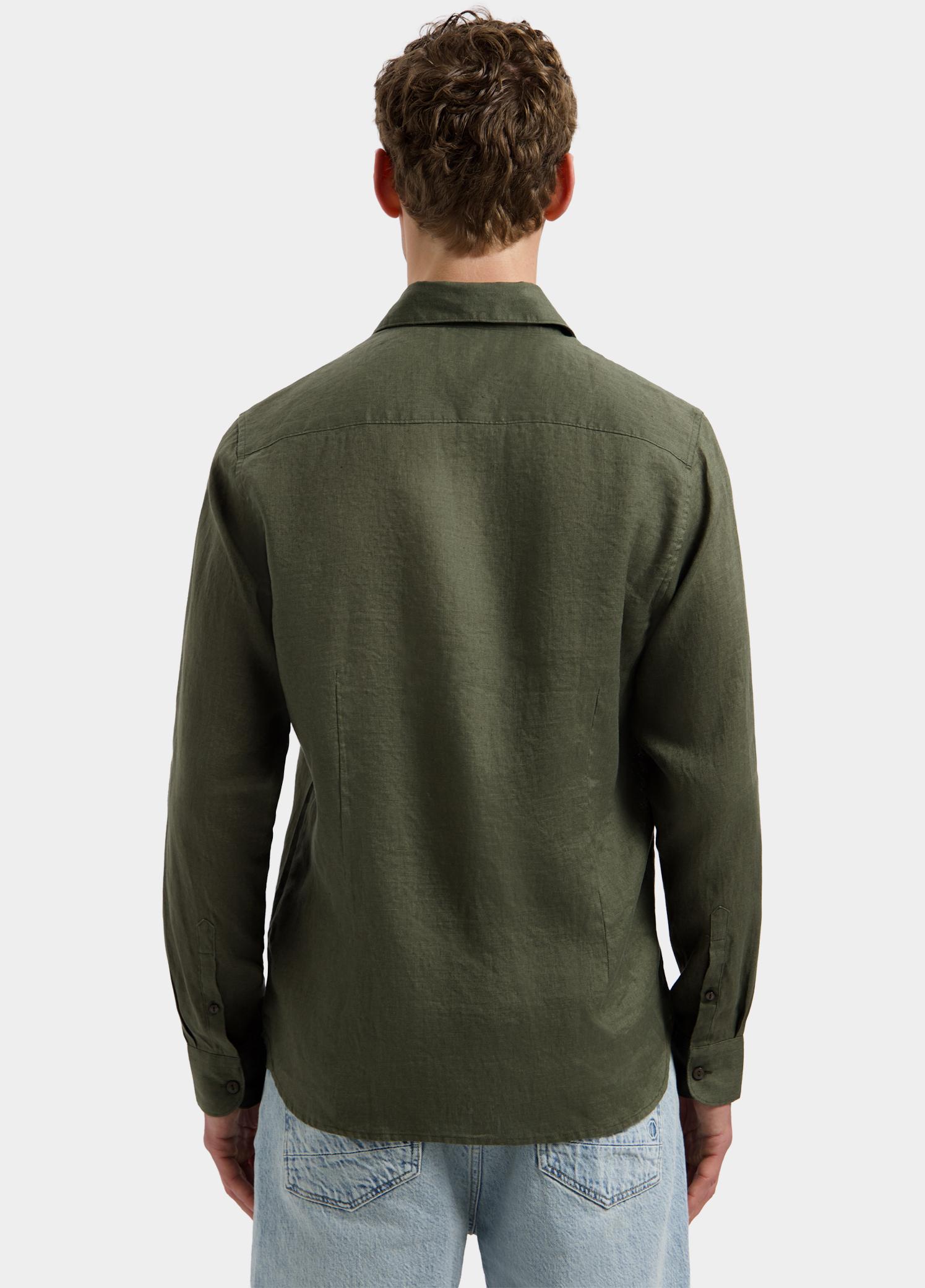 Dstrezzed overhemd korte mouw heren Groen Jagger Shirt 303710/524